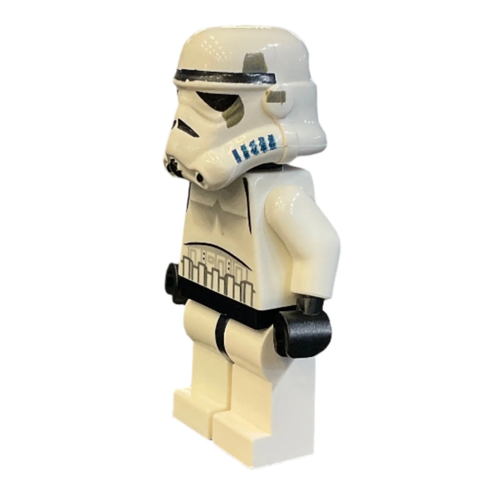 Imperial Stormtrooper Misprint- Black Head, Solid Mouth Helmet, sw0036b, LEGO® Star Wars Minifigure - Image 2