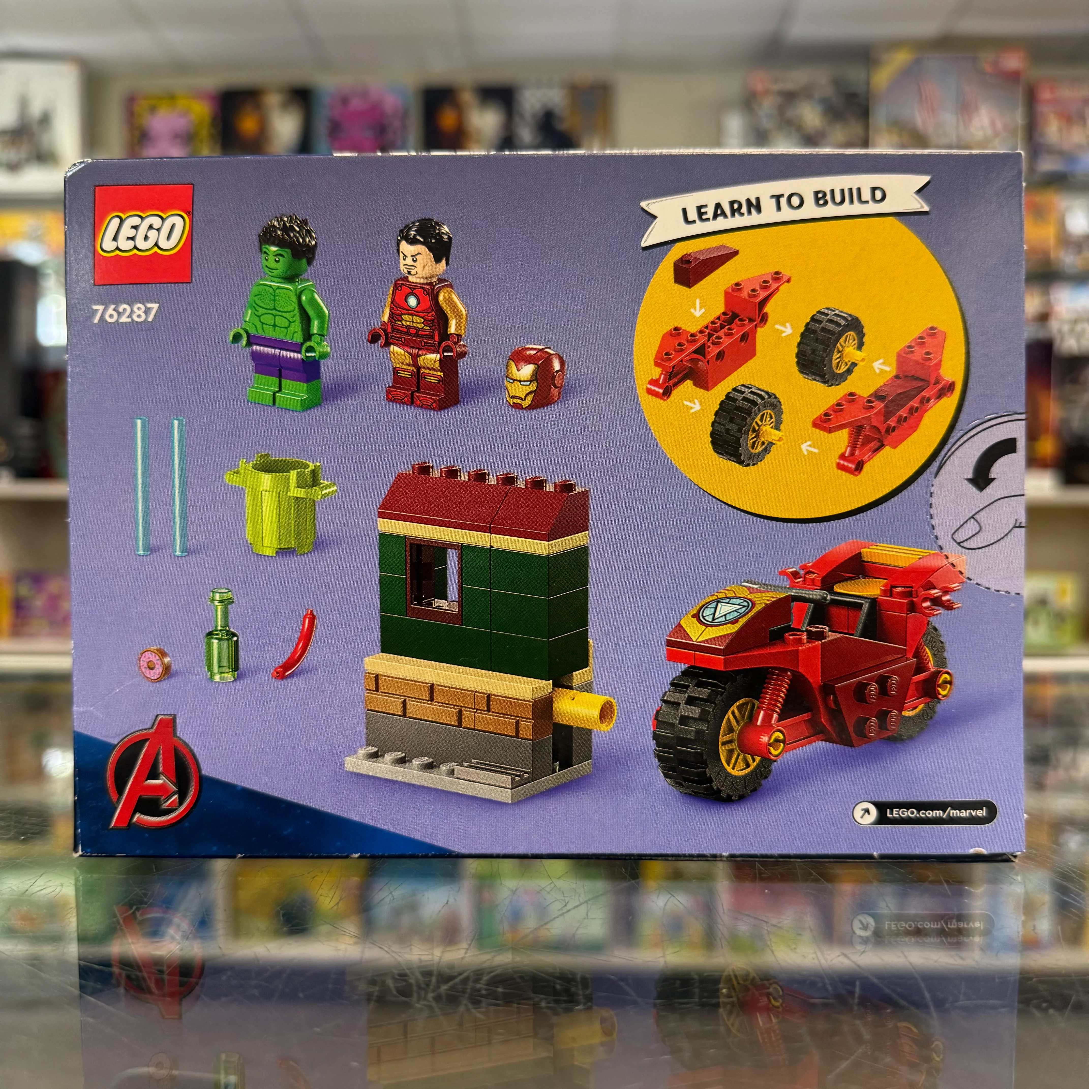Iron Man with Bike and The Hulk - 76287 - LEGO® Marvel Set - Image 2