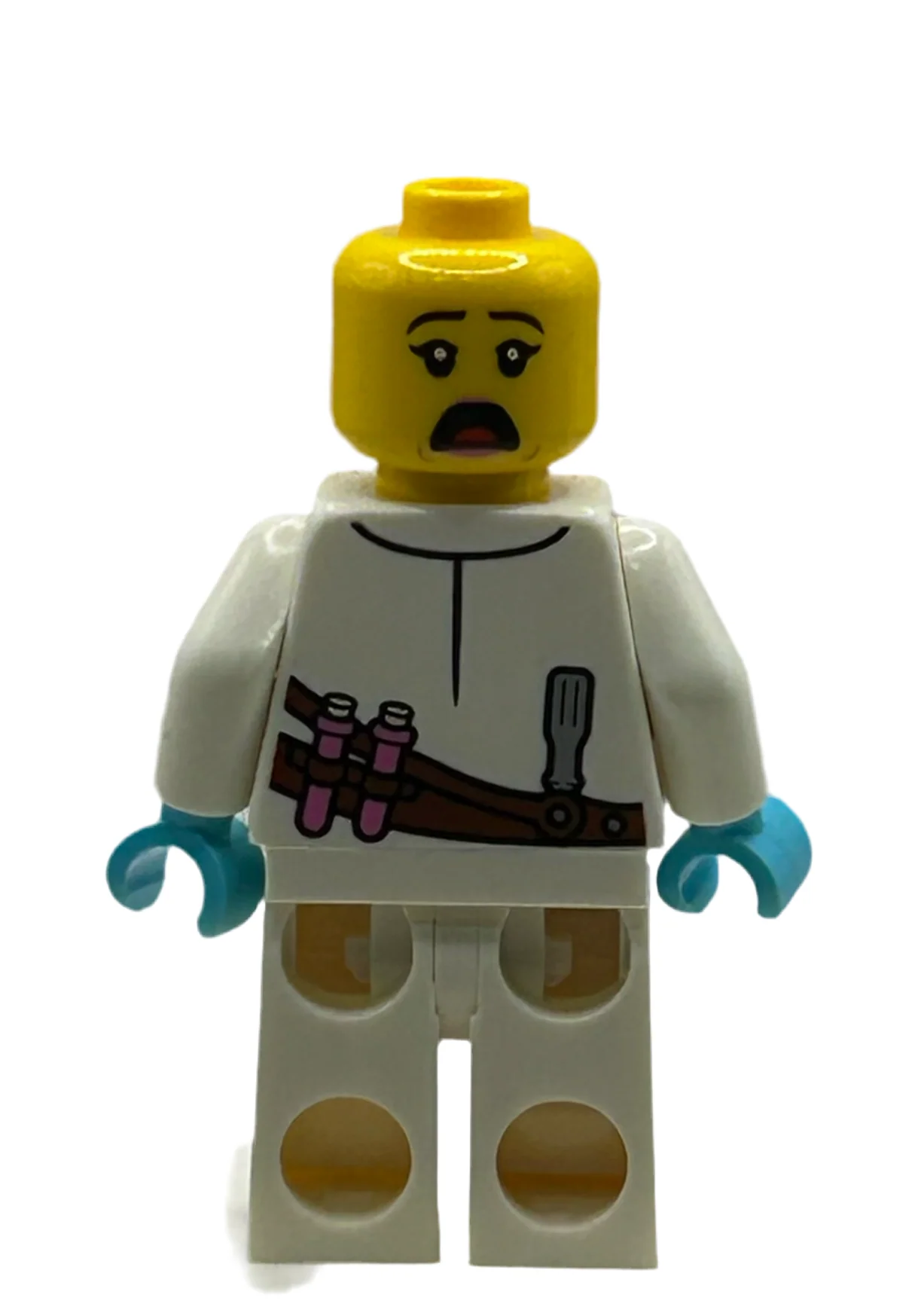 J.B. Watt, Open Mouth Smile/Scared, hs036, LEGO® Hidden Side Minifigure - Image 4