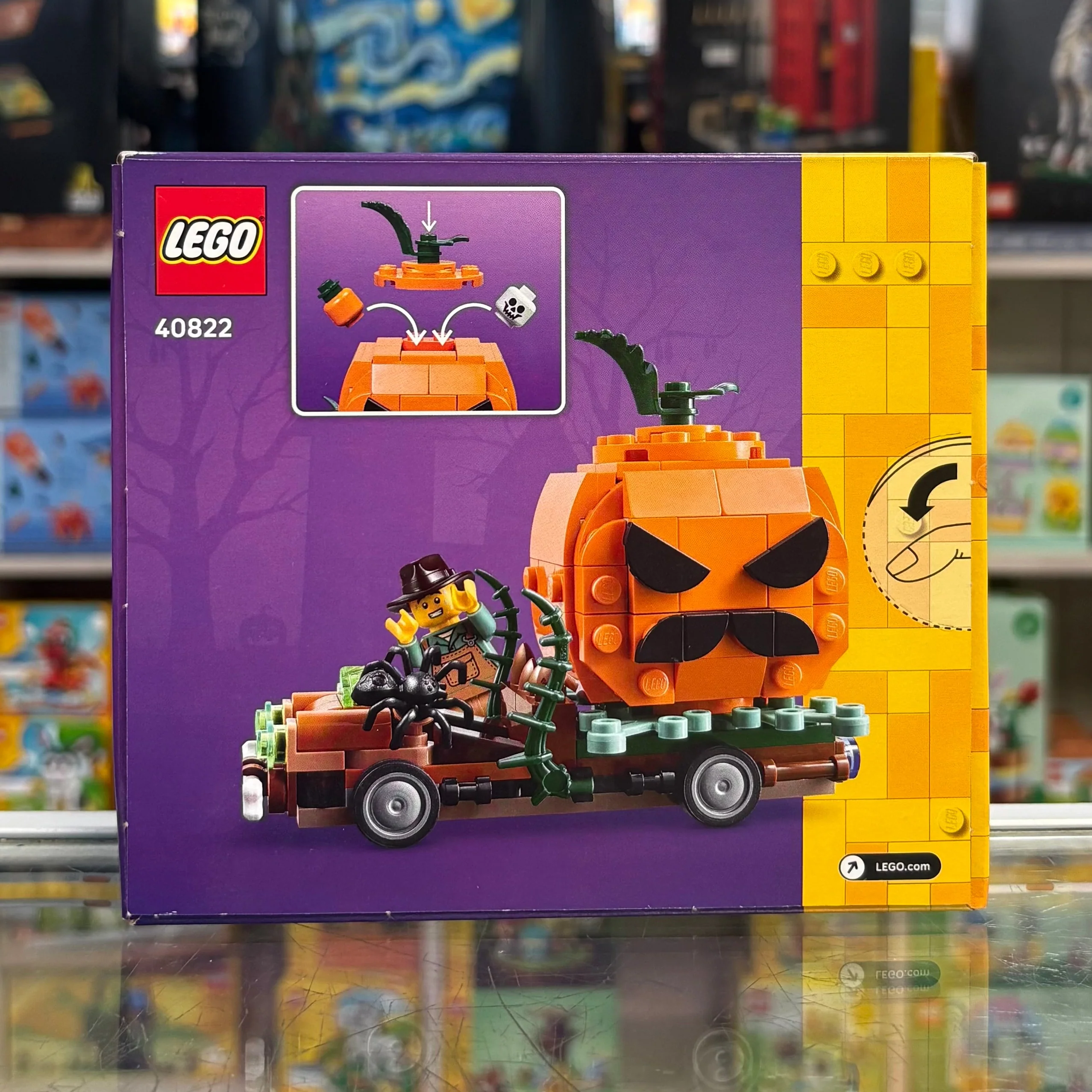 Jack-O'-Lantern Pickup Truck, 40822 - LEGO® Holiday & Event Set - Image 2