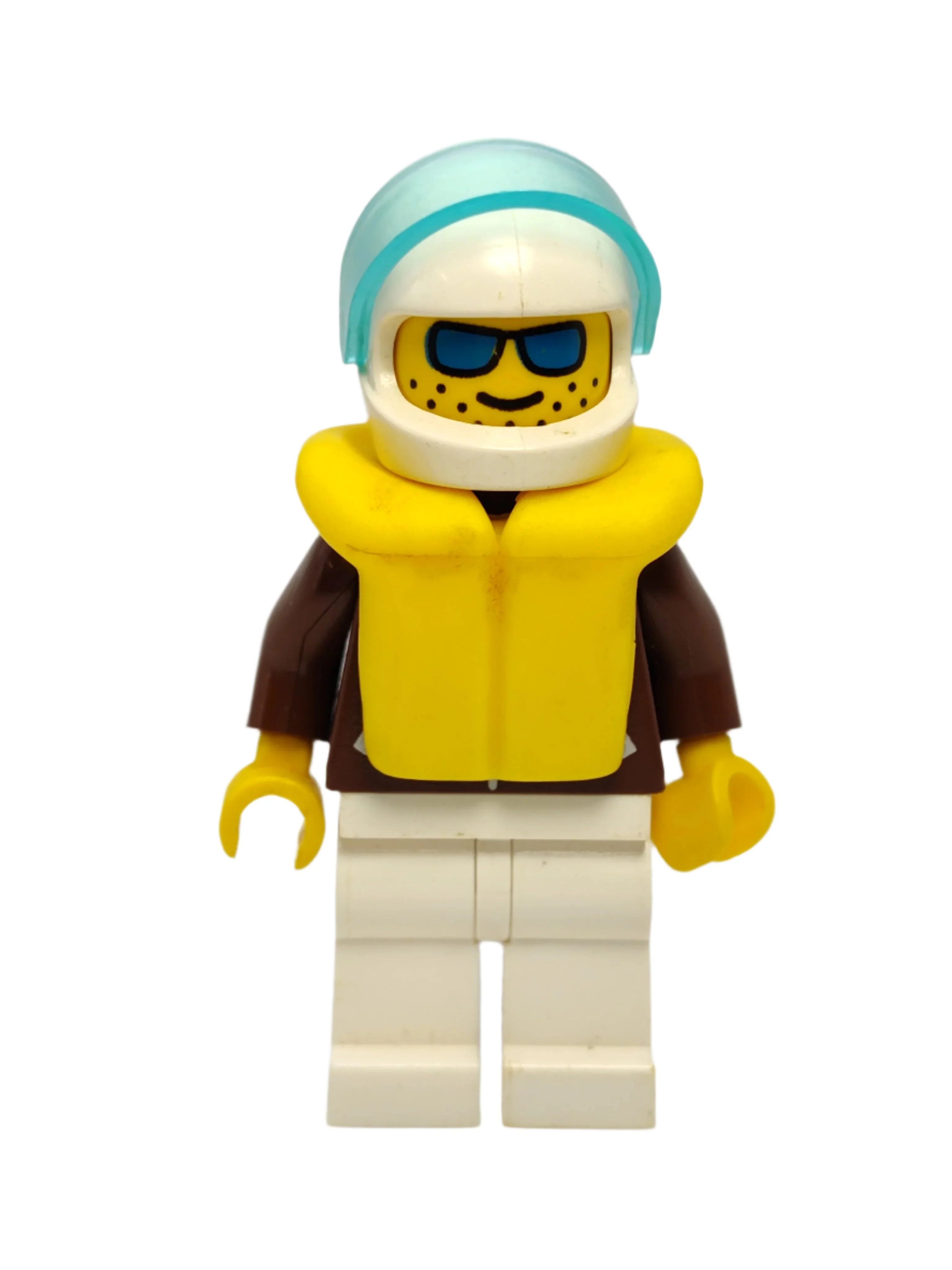 Jacket Brown - White Helmet and Life Jacket, jbr011
