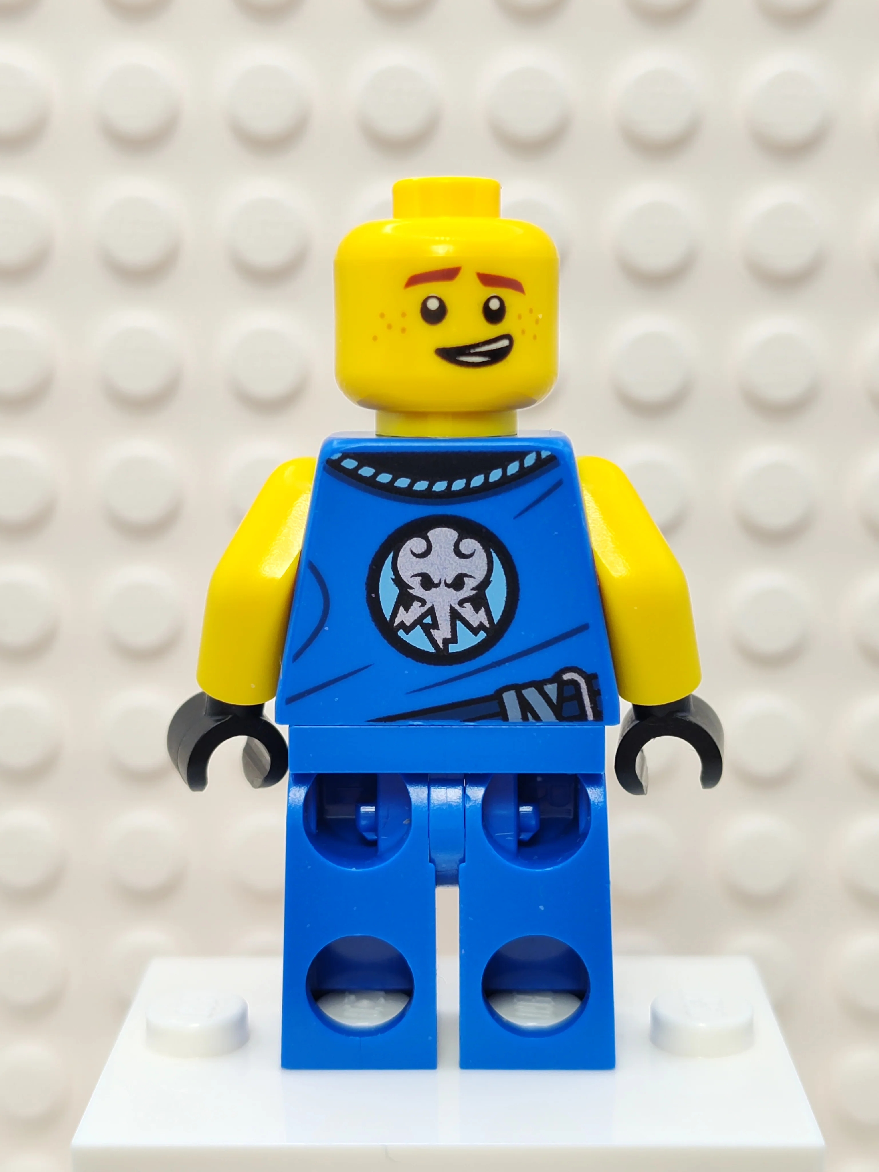Jay - Legacy, Ninjago Logogram 'MANTER' on Torso, njo0576 - LEGO® Ninjago Minifigure - Image 5