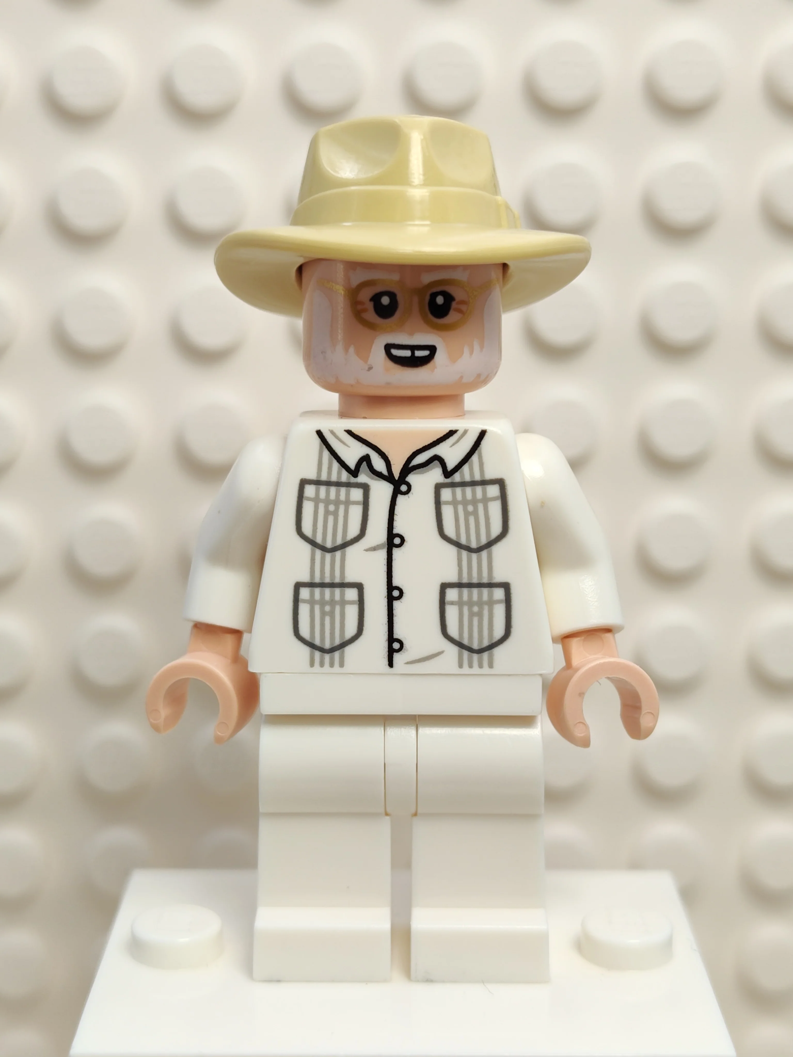John Hammond - Shirt with 4 Pockets, jw103 - LEGO® Jurassic World Minifigure