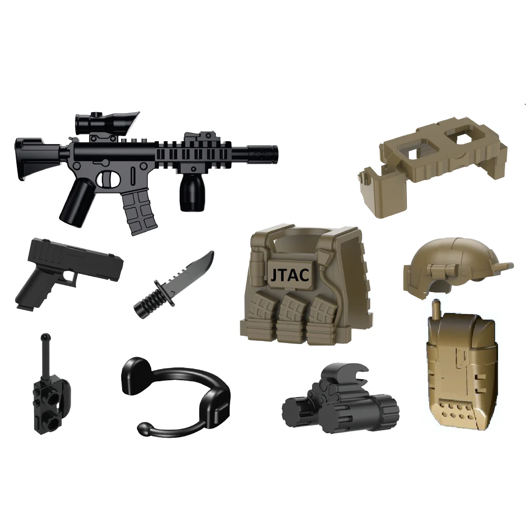 JTAC Tactical Gear Pack Custom Minifigure Toy Accessories