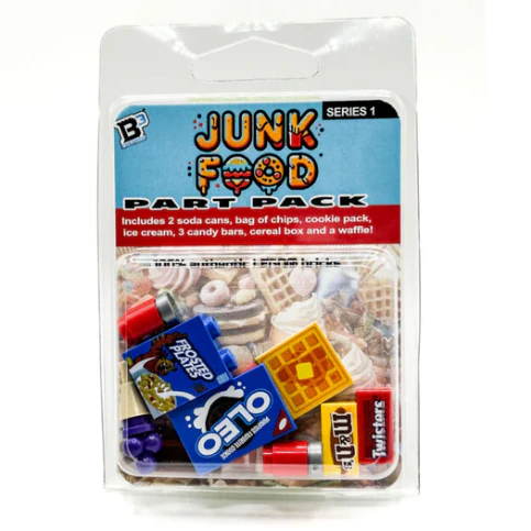 Junk Food Pack (Series 1) made from LEGO parts - B3 Customs