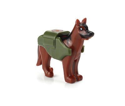 K9 Police Dog Officer/ Service Dog for Minifigures, BB90 - Image 3