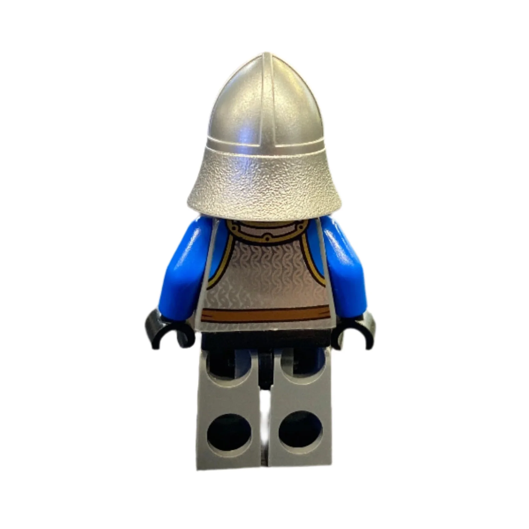 King's Knight Scale Mail, Crown Belt, Helmet with Neck Protector, Smirk, cas536 - Image 2
