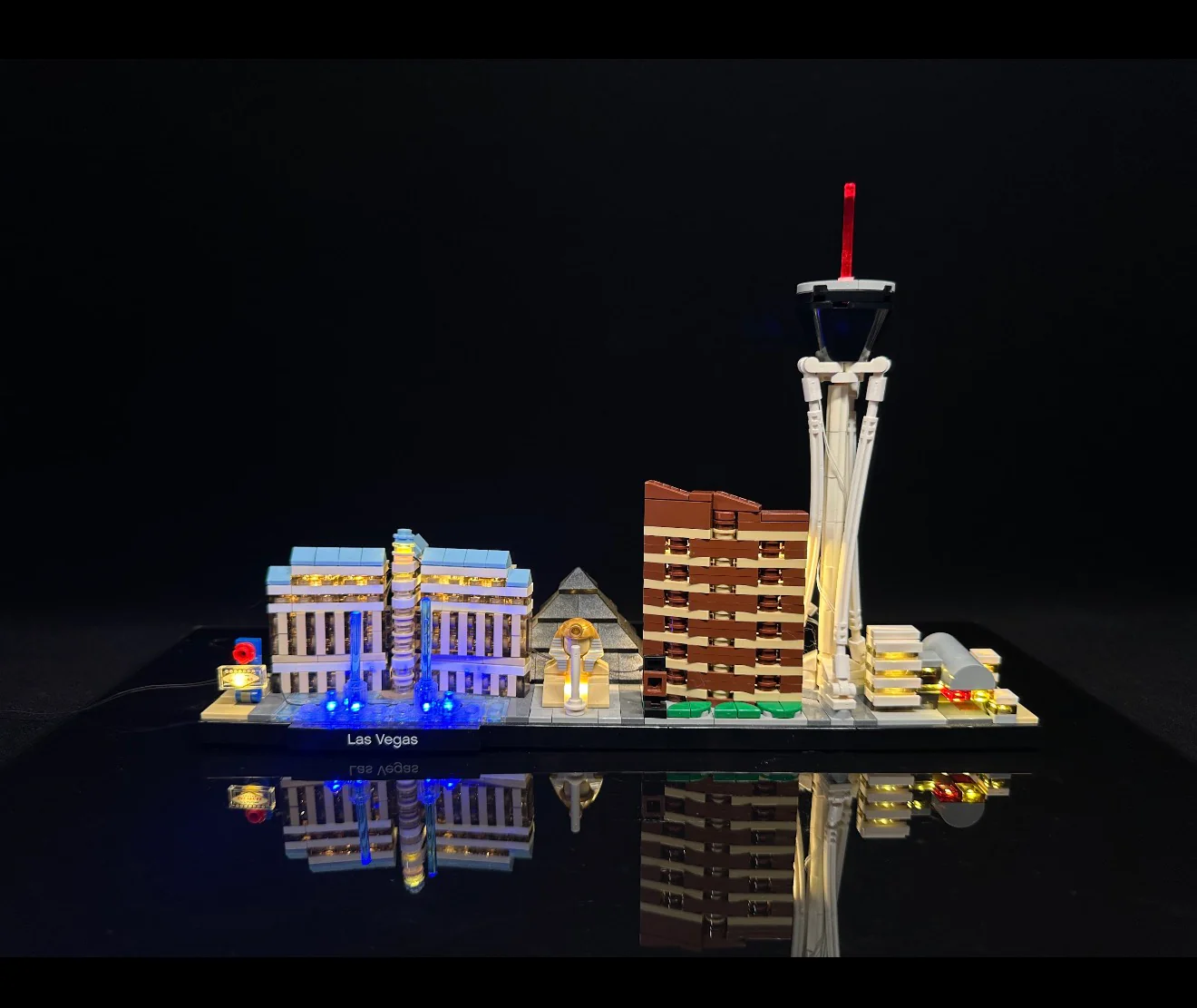 Las Vegas Skyline 21047 Custom Lighting Kit for LEGO® Set