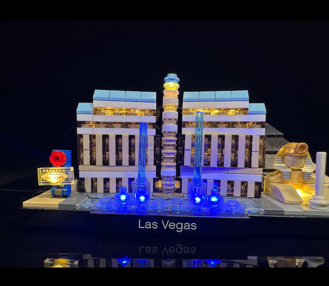 Las Vegas Skyline 21047 Custom Lighting Kit for LEGO® Set - Image 2