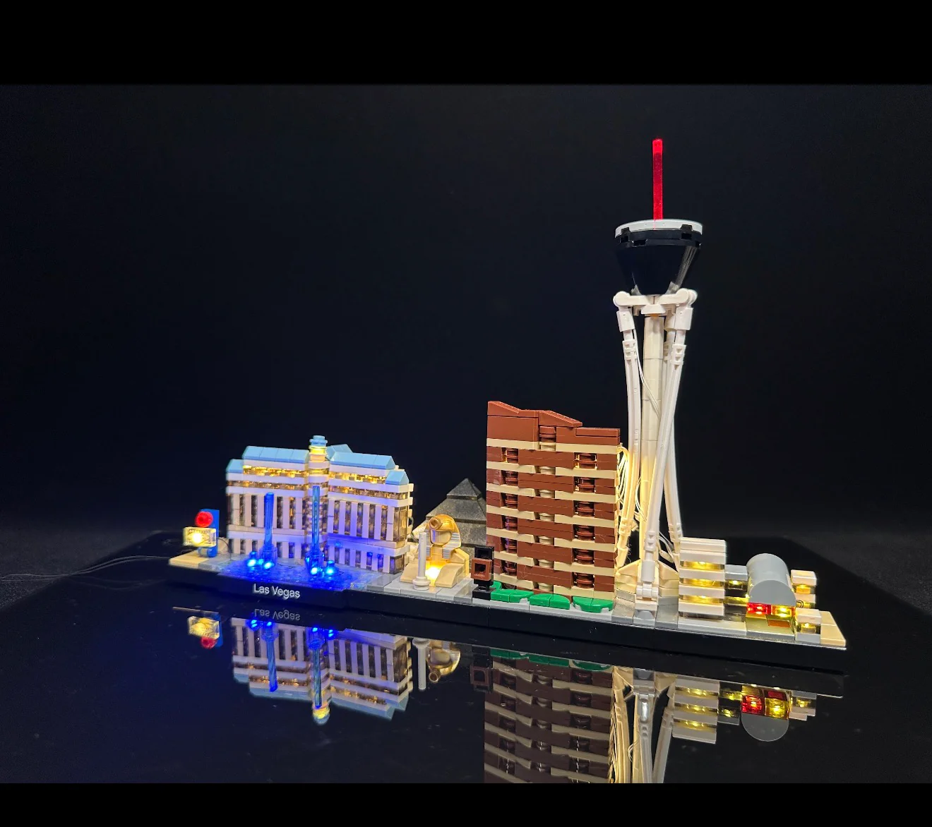 Las Vegas Skyline 21047 Custom Lighting Kit for LEGO® Set - Image 5