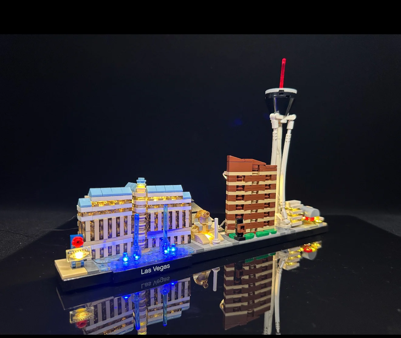 Las Vegas Skyline 21047 Custom Lighting Kit for LEGO® Set - Image 6