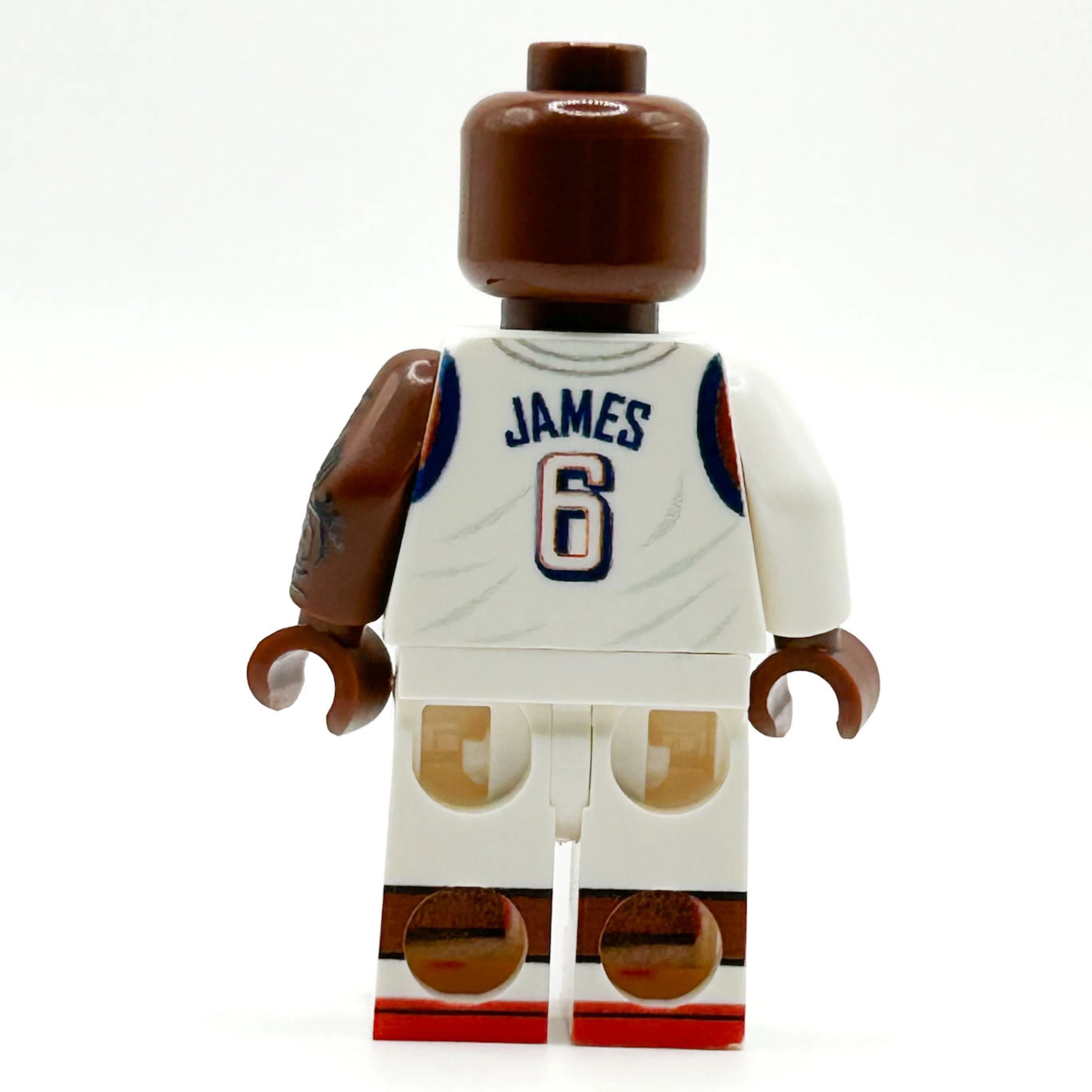 Lebron #6 USA Olympics (2024) Basketball Player Minifig made using LEGO parts - B3 Customs - Image 2