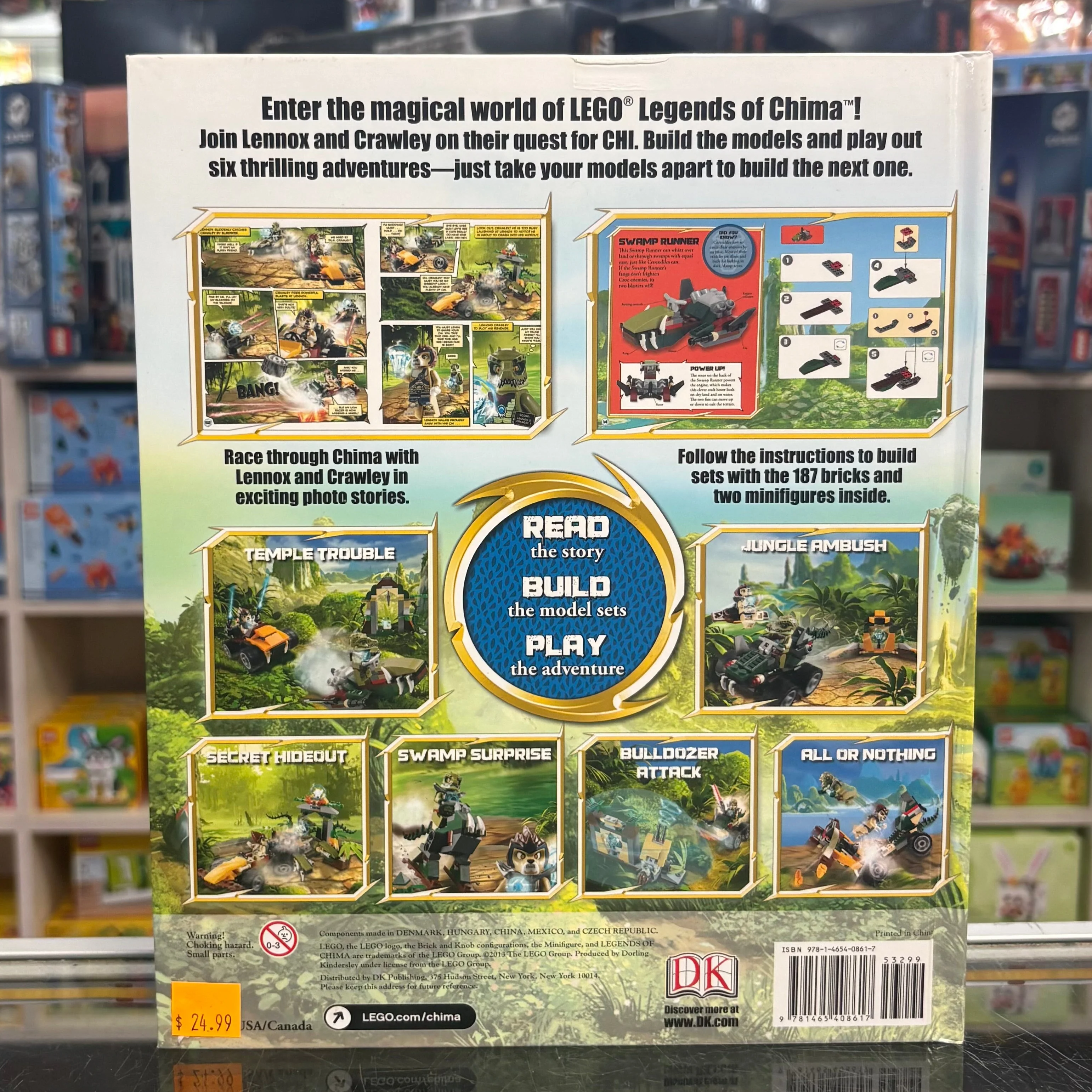 LEGENDS OF CHIMA - Brickmaster: The Quest for CHI (Hardcover), b13loc15 - LEGO® Chima book - Image 2