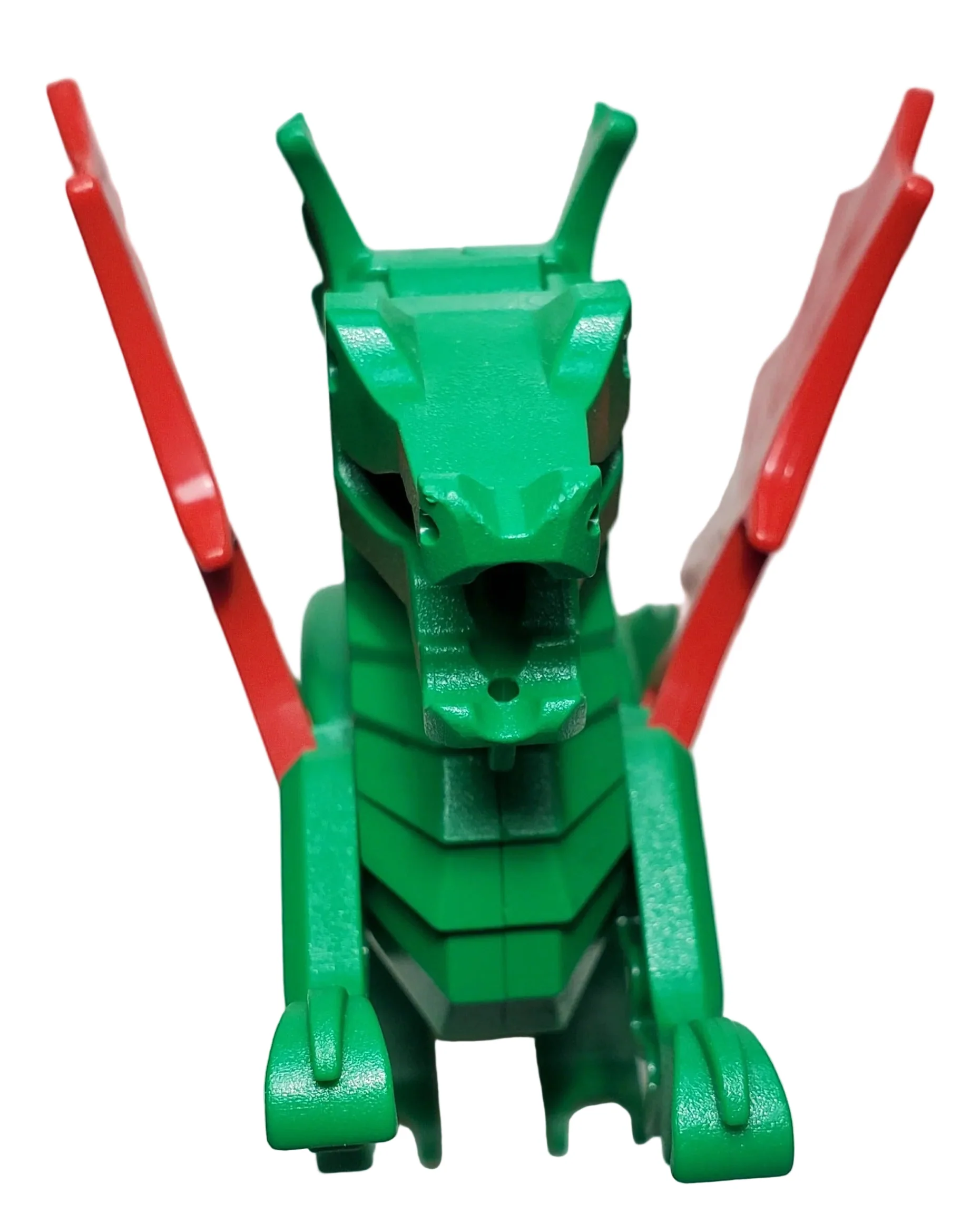 Classic Dragon, Green with Red Wings, 6129c03 - Image 3