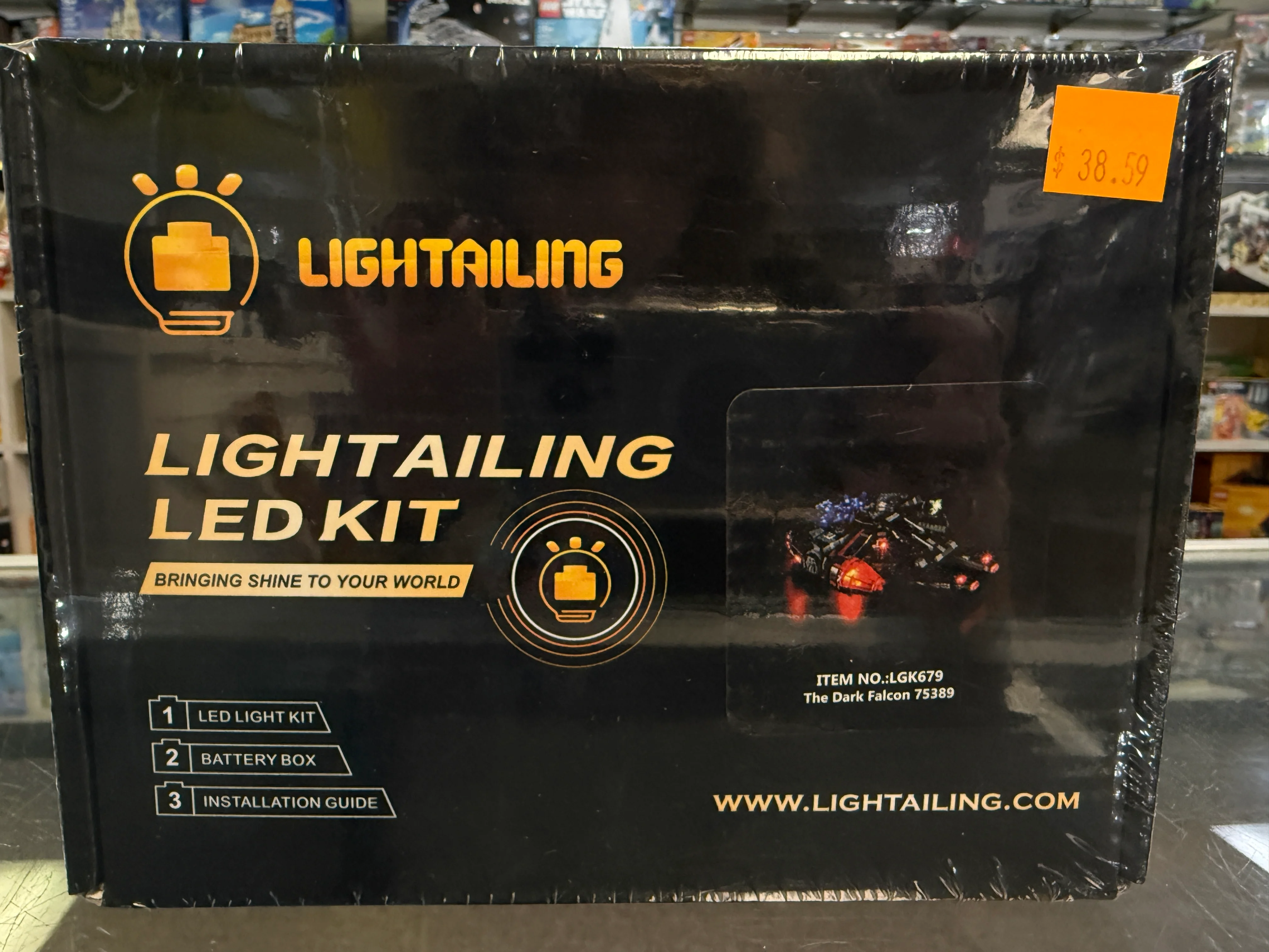 Light Kit For The Dark Falcon, 75389