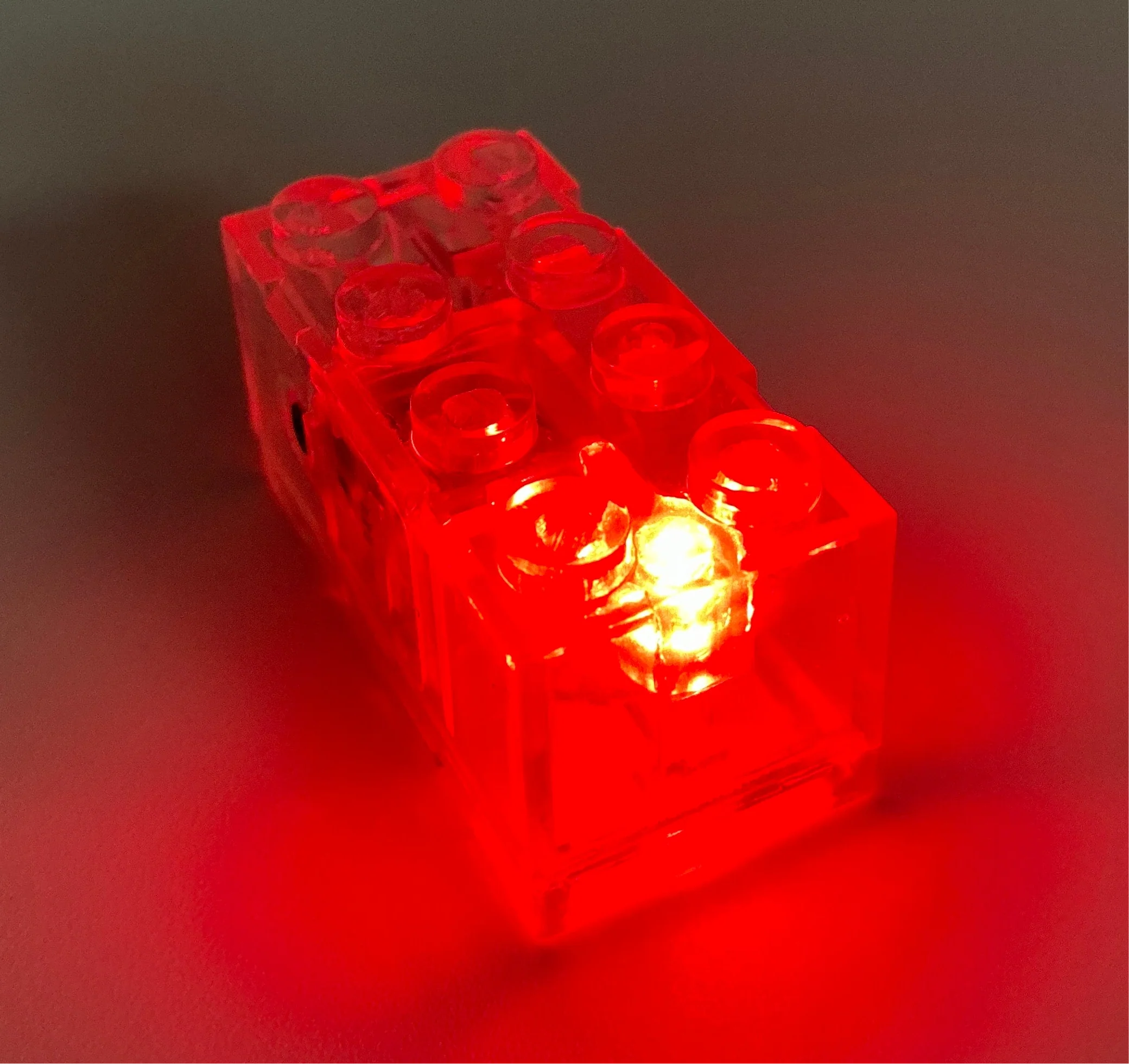 Light-Up 2x4 Brick, Battery Operated, CB2x4 & LB2x4 - Image 2
