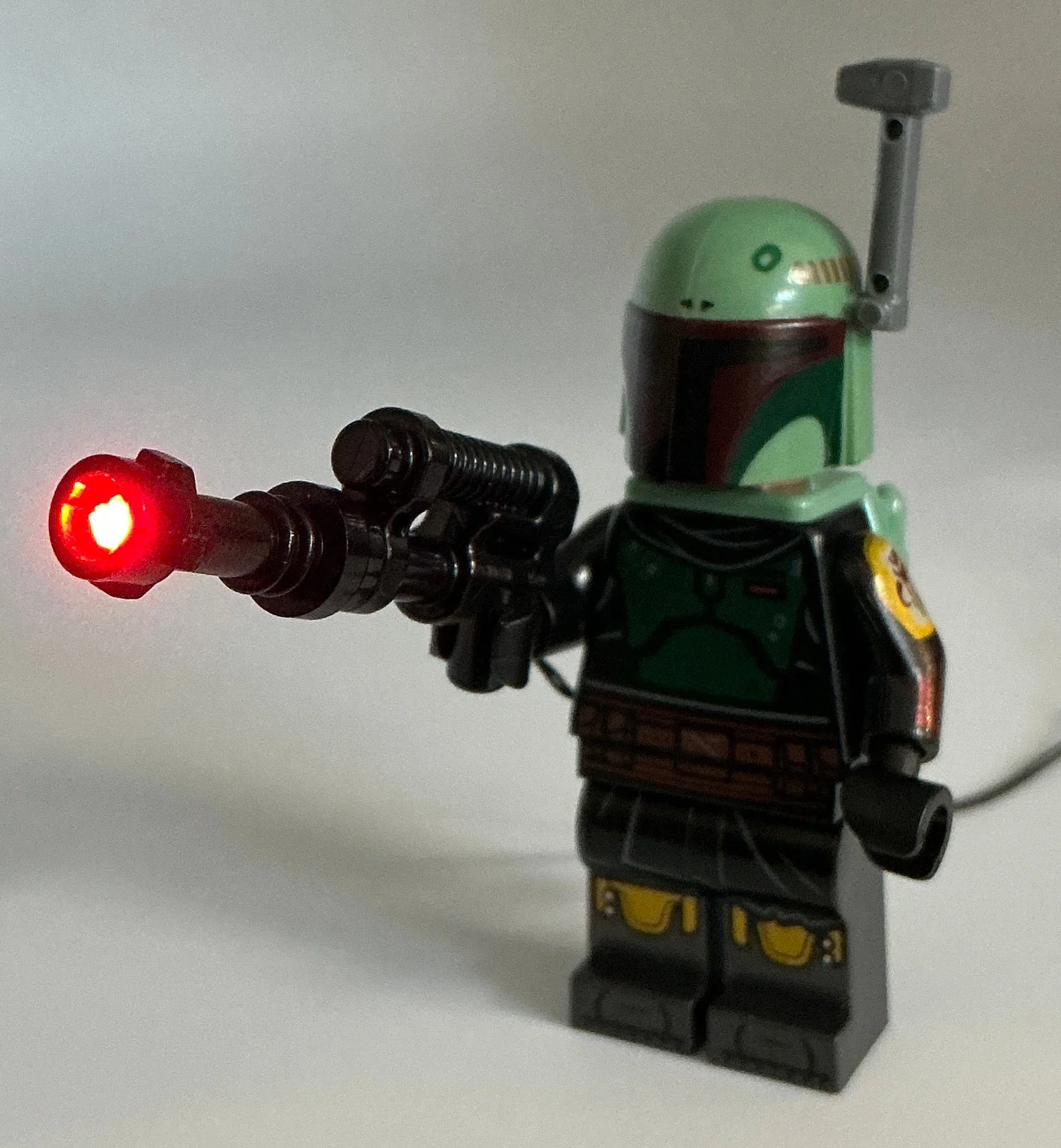 Light-Up Flashing Double Barrel Blaster w/ Extension, USB & DIY System, LW-75344