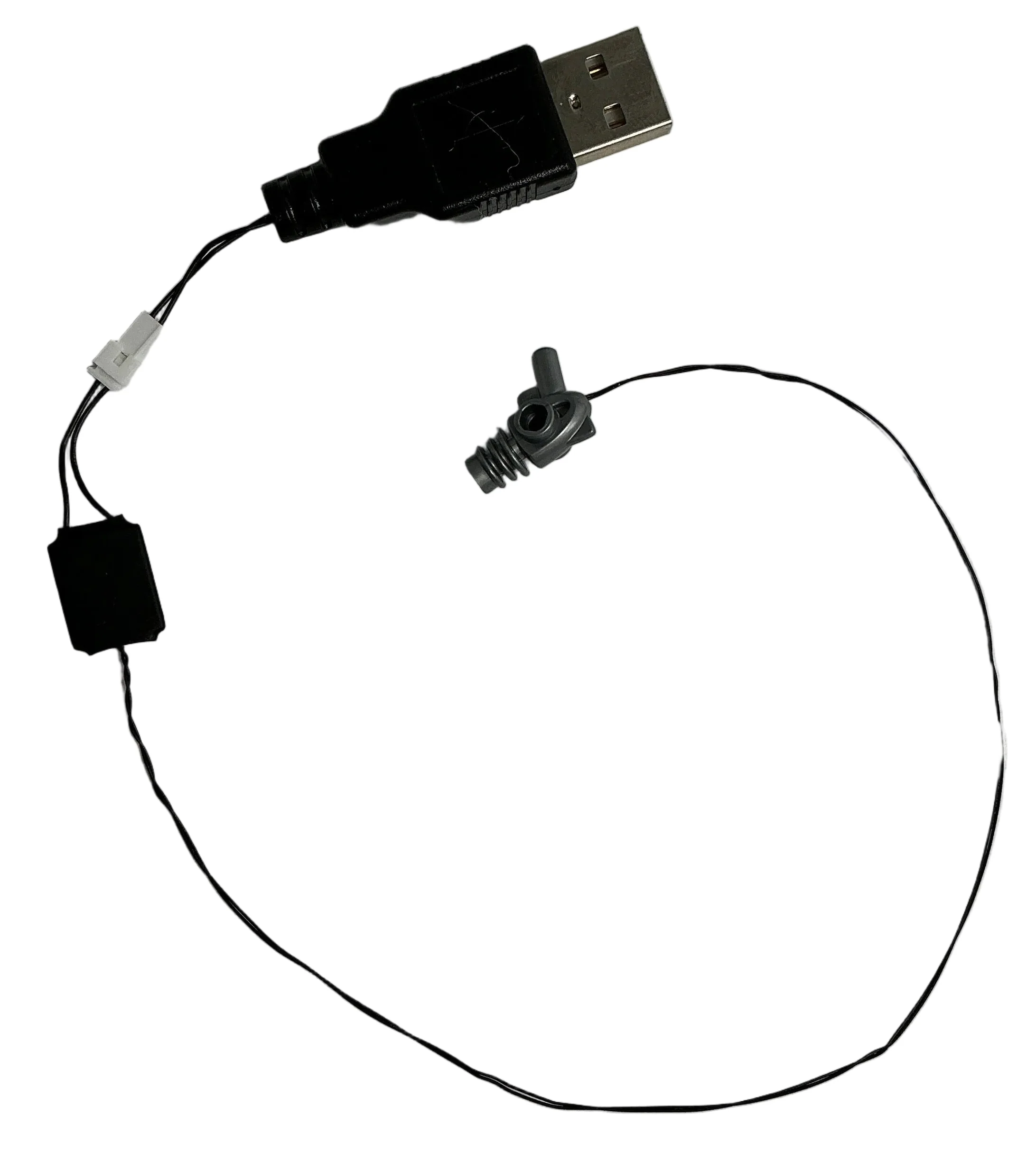 LED Light-Up Flashing Ray Gun, USB & DIY System, LW-13608 - Image 2