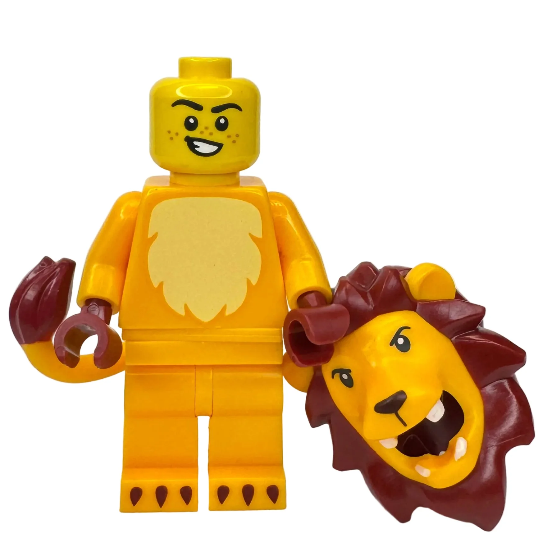 Lion Costume Fan, col28-11 - LEGO® CMF Minifigure - Image 2