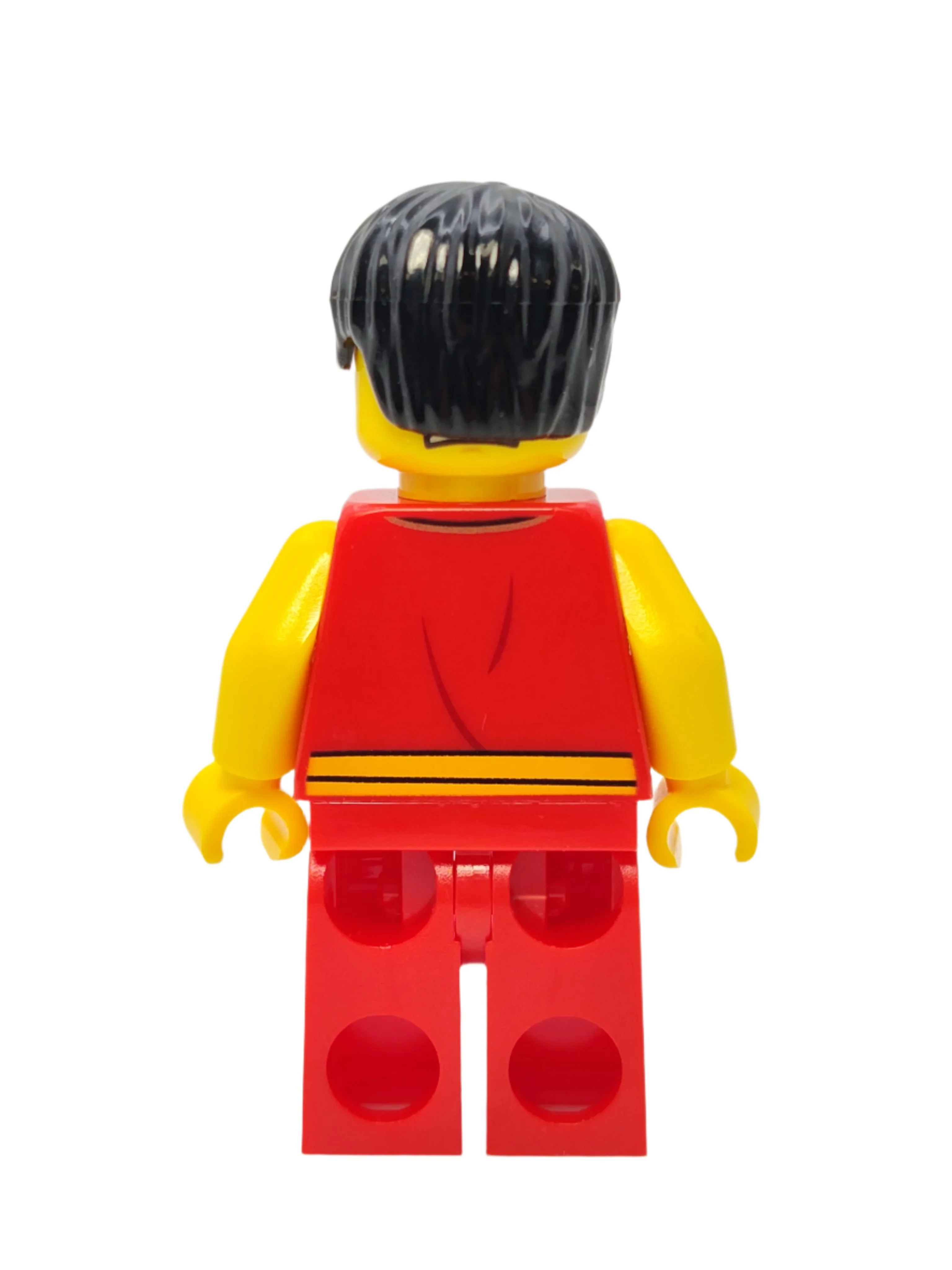 Lion Dance Man - Red Shirt and Red Legs with Gold Fringe, hol178 - Image 3