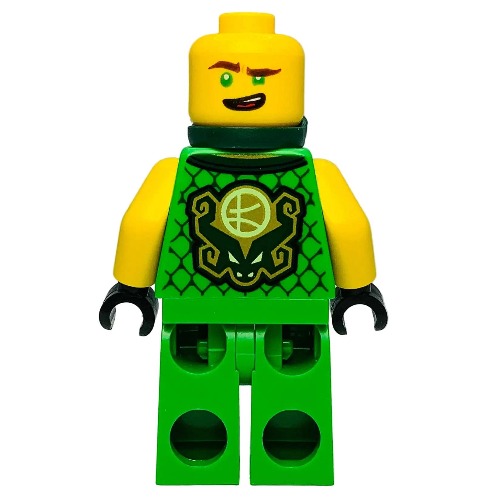 Lloyd - Dragons Rising, Tournament Armor, Dark Green Bandana, njo1053 - LEGO® Ninjago Minifigure - Image 3