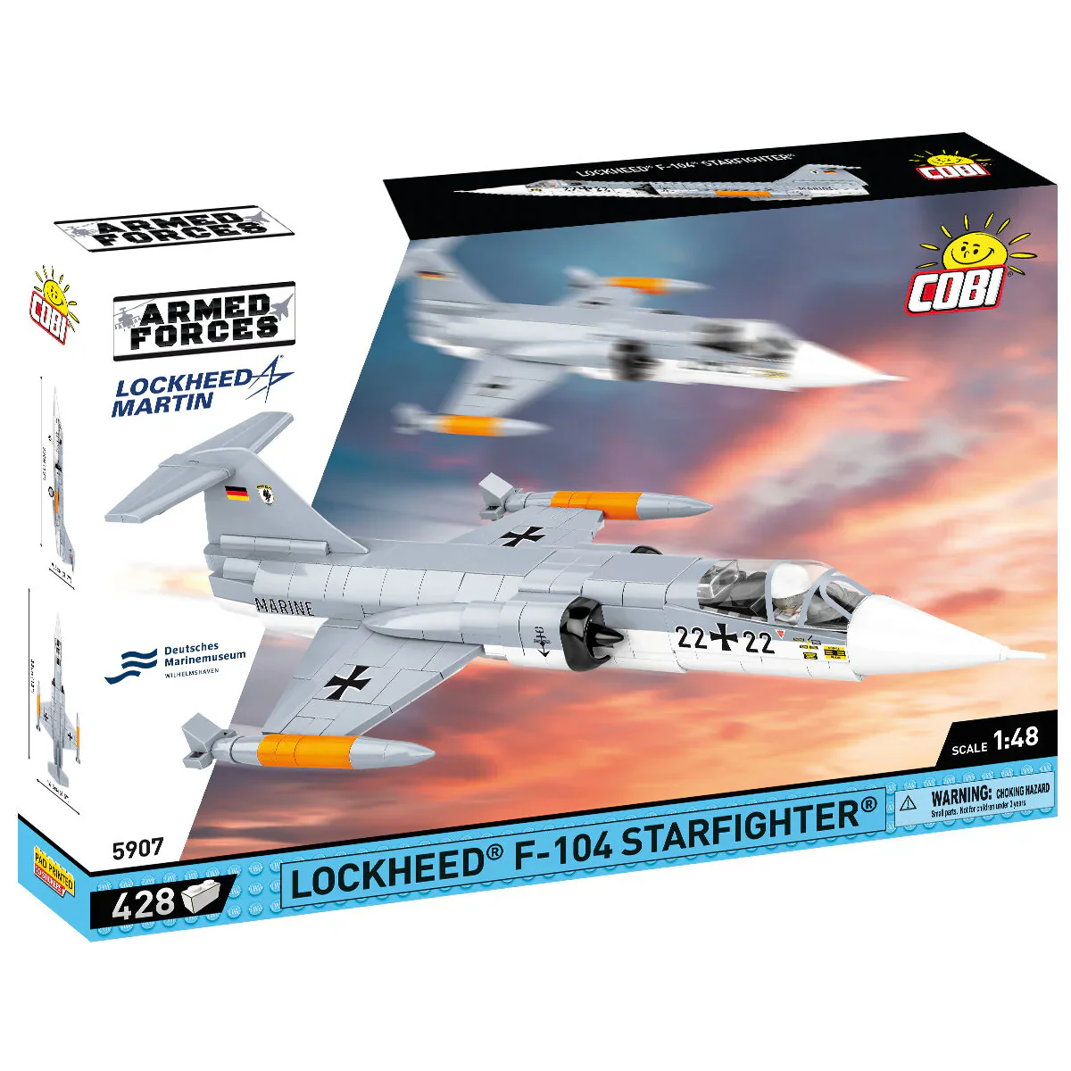 LOCKHEED F-104 Starfighter Jet Fighter: COBI Set #5907