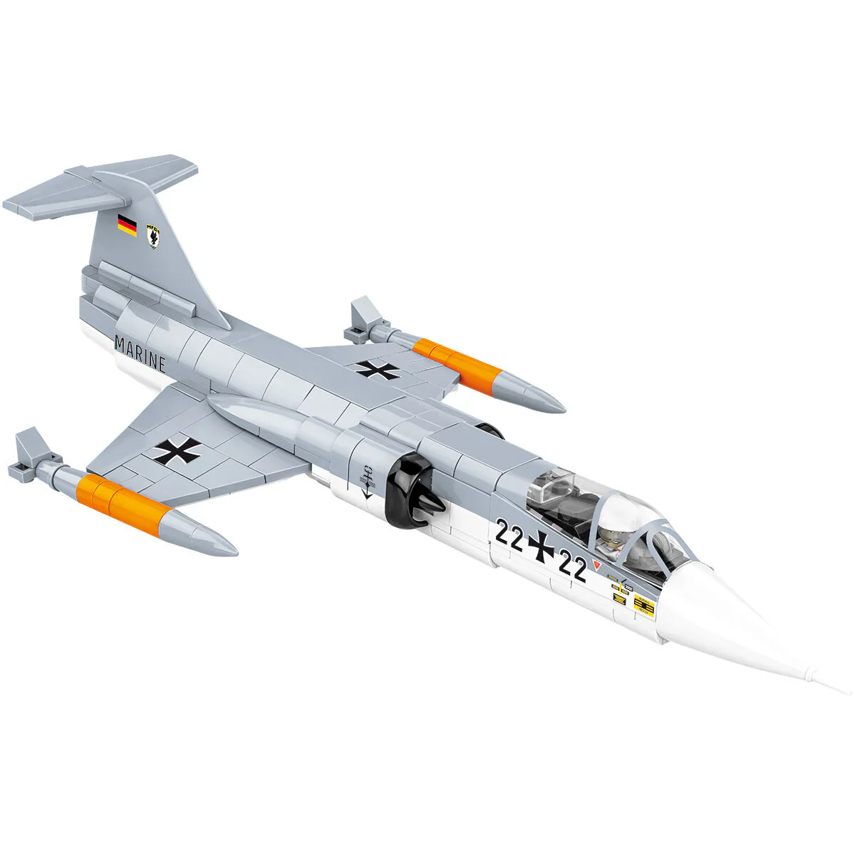 LOCKHEED F-104 Starfighter Jet Fighter: COBI Set #5907 - Image 4