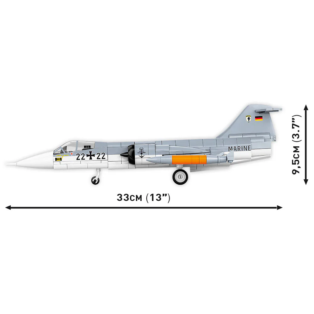 LOCKHEED F-104 Starfighter Jet Fighter: COBI Set #5907 - Image 5