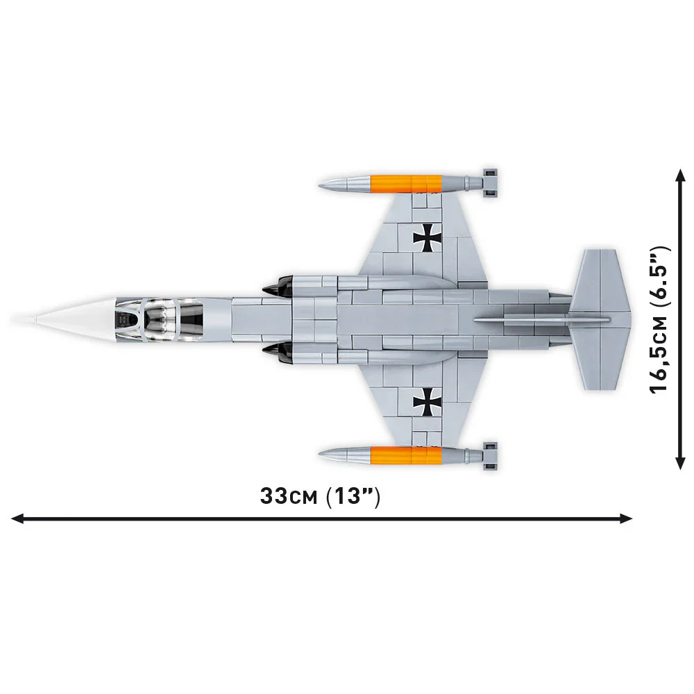 LOCKHEED F-104 Starfighter Jet Fighter: COBI Set #5907 - Image 6