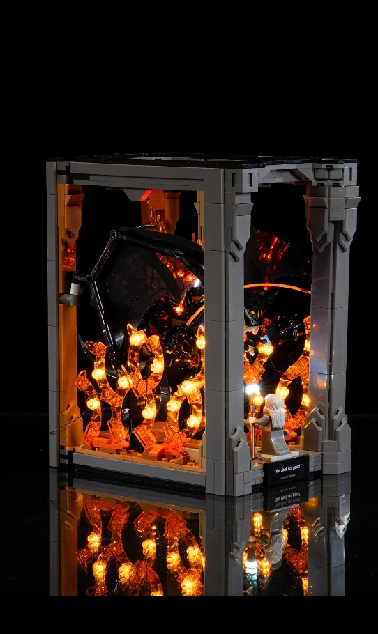Lord of the Rings Balrog Book Nook 10367 Custom Lighting Kit for LEGO® Set - Image 5