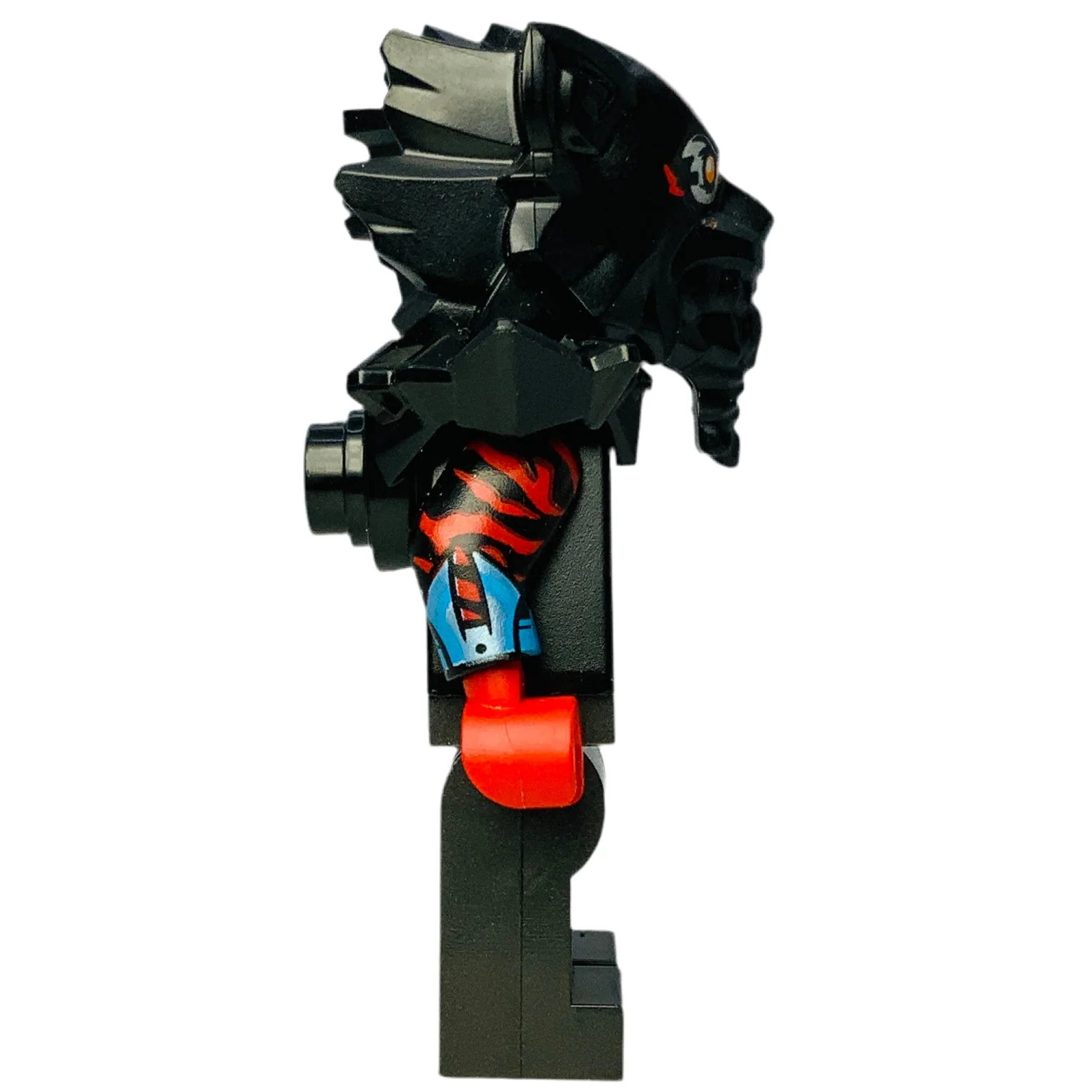 Lord Ras - Red Markings, Black Shoulder Armor, njo0927 - LEGO® Ninjago Minifigure - Image 2