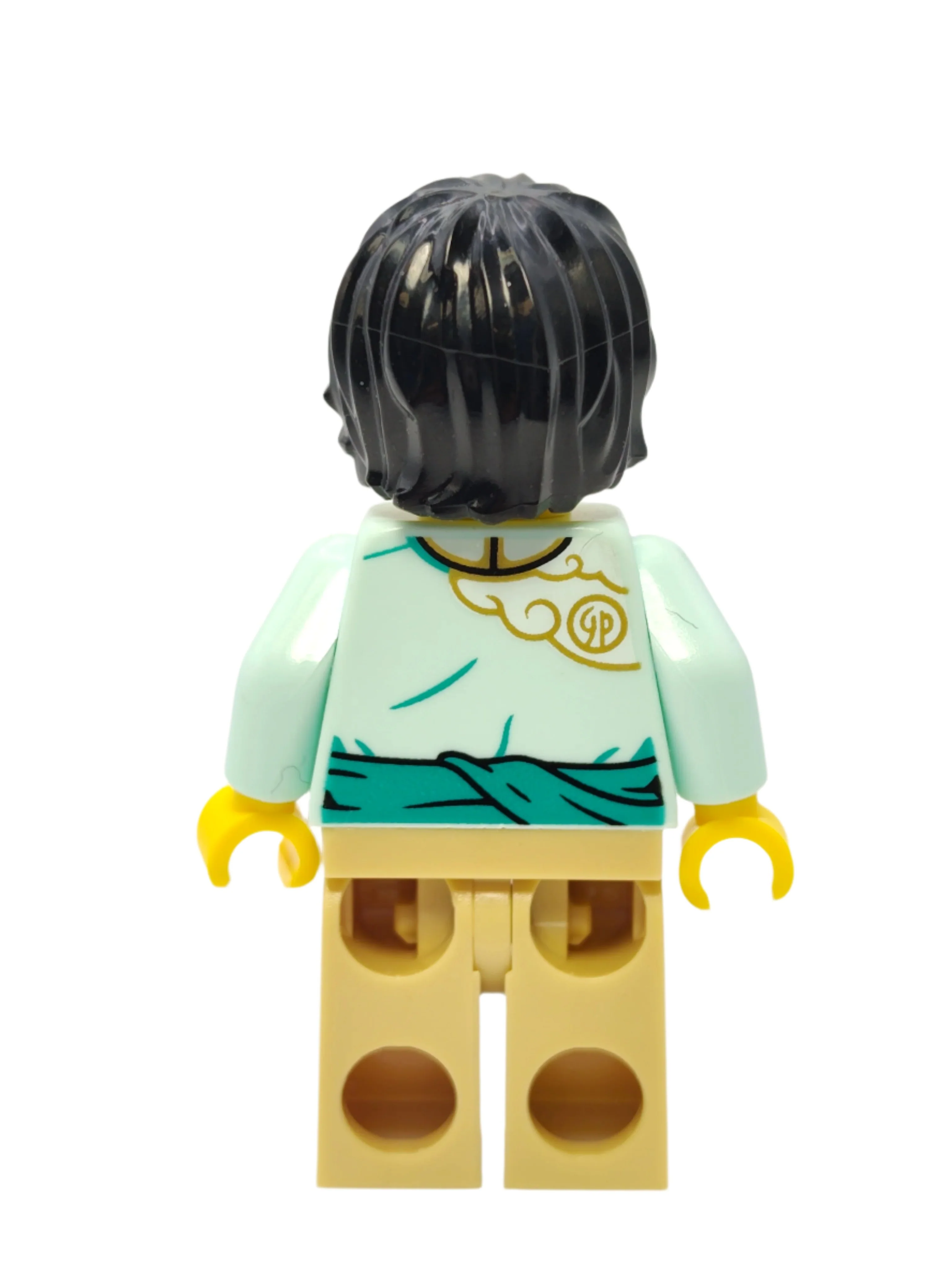 Lunar New Year Parade Participant - Light Aqua Tang Jacket, hol305 - Image 3