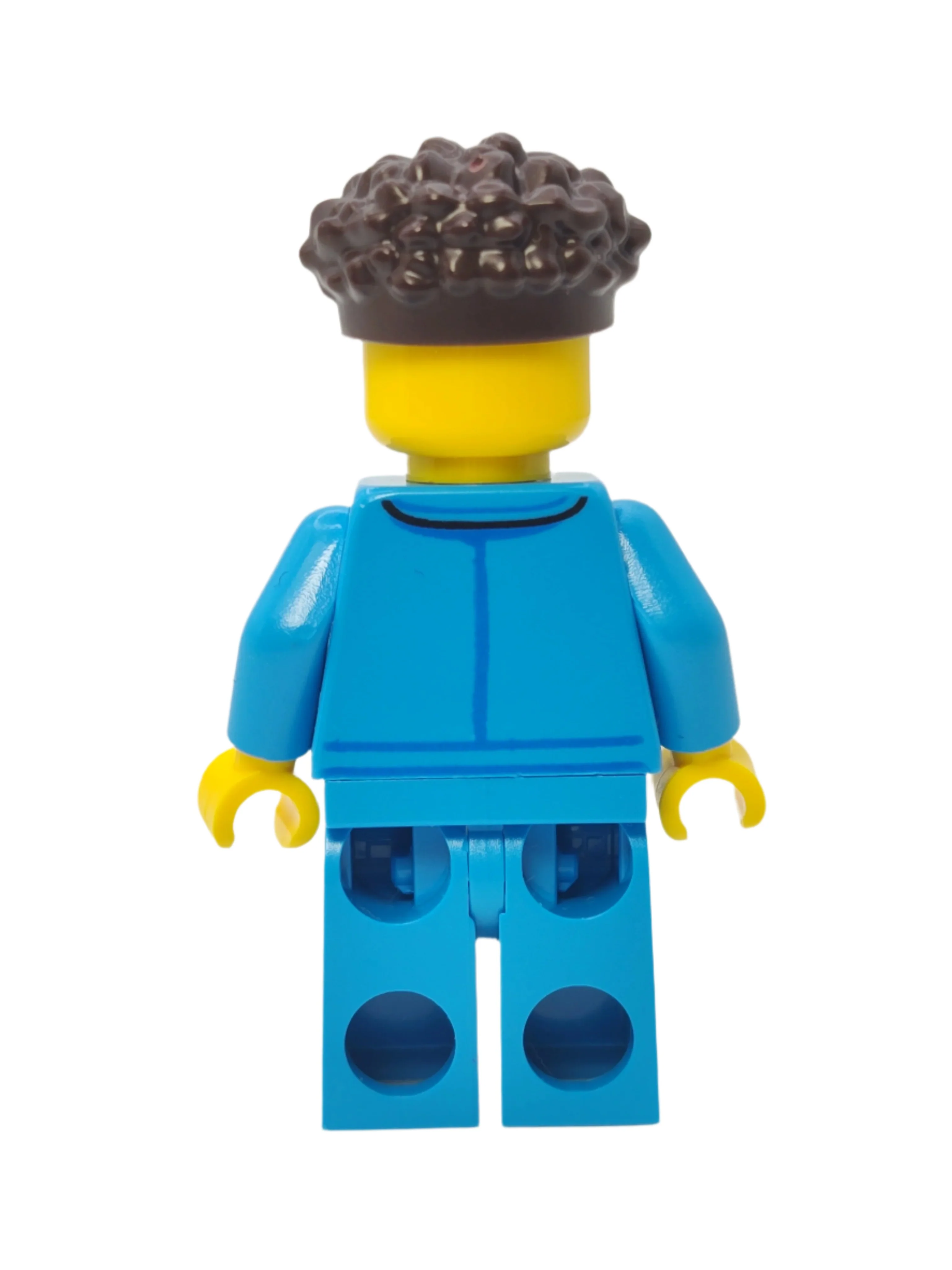 Lunar Research Astronaut - Dark Azure Jumpsuit and Dark Brown Coiled Hair, cty1421 - Image 3