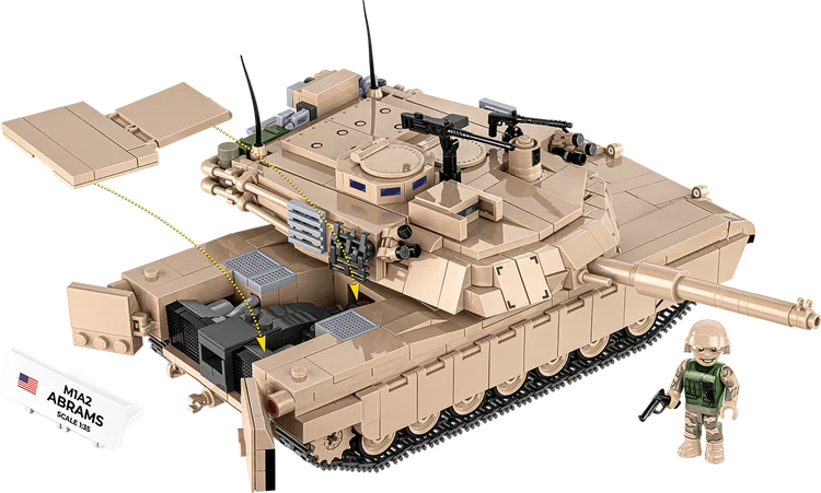 M1A2 Abrams Tank: COBI Set #2632 - Image 4