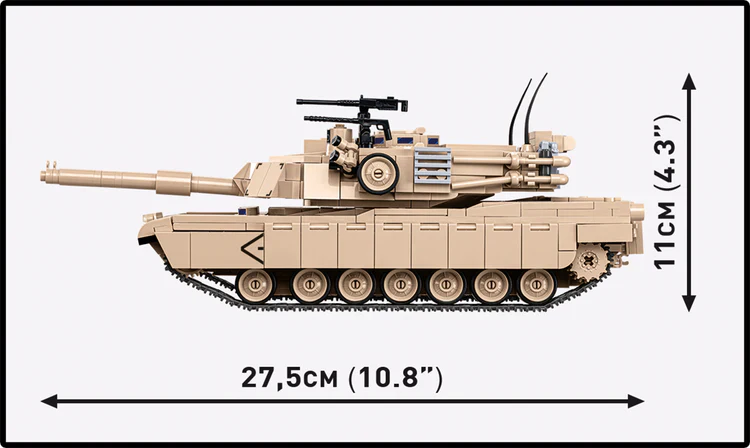 M1A2 Abrams Tank: COBI Set #2632 - Image 8
