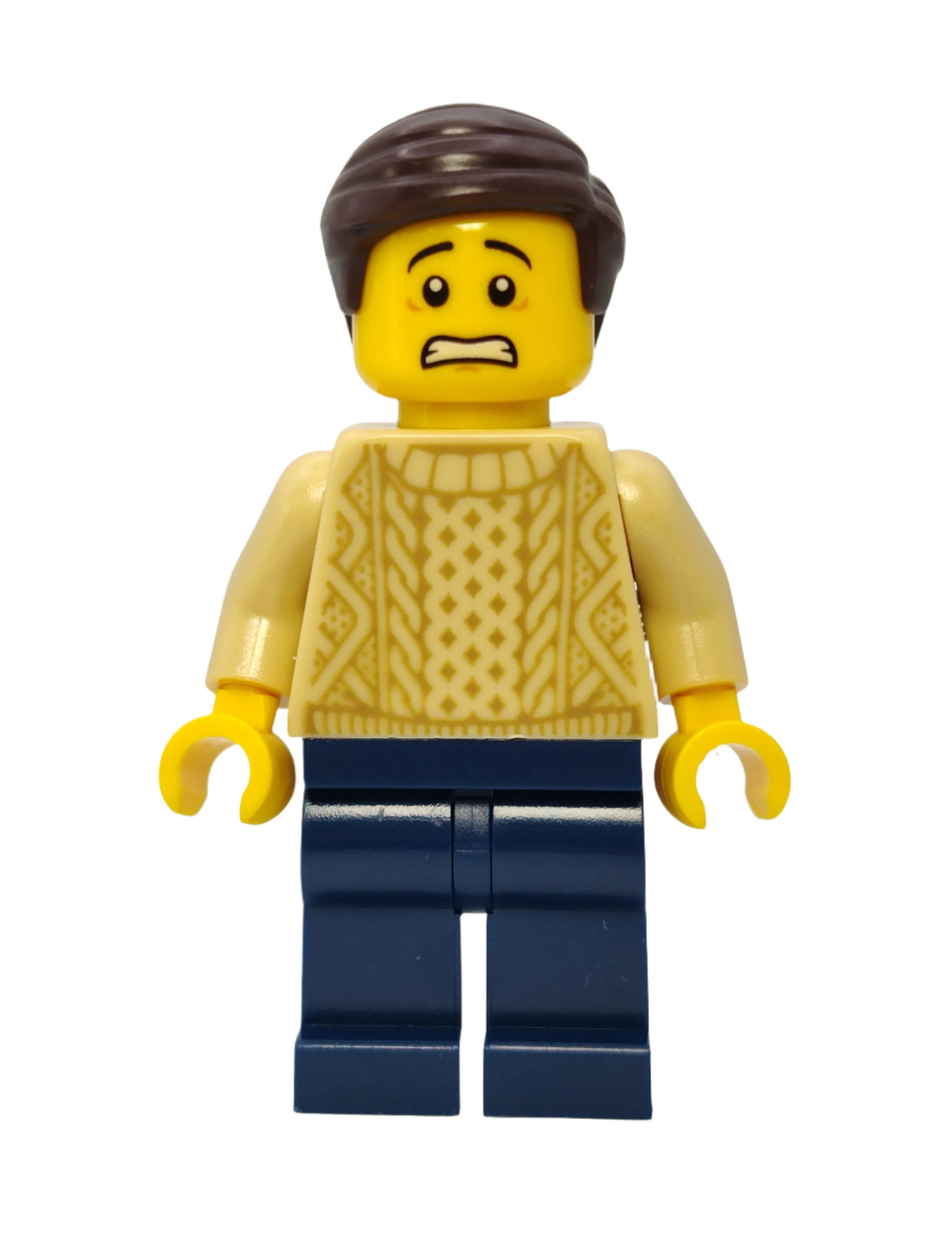 Male with Tan Knit Sweater, twn388 - Image 2