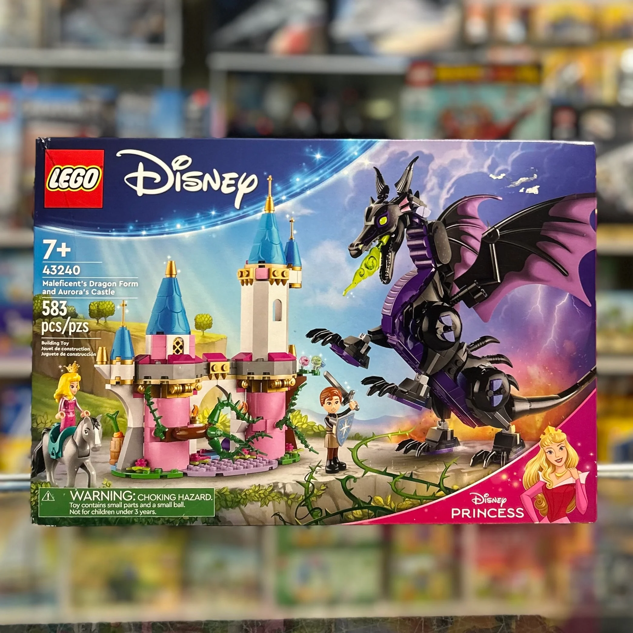 Maleficent's Dragon Form and Aurora's Castle, 43240 - LEGO® Disney Set