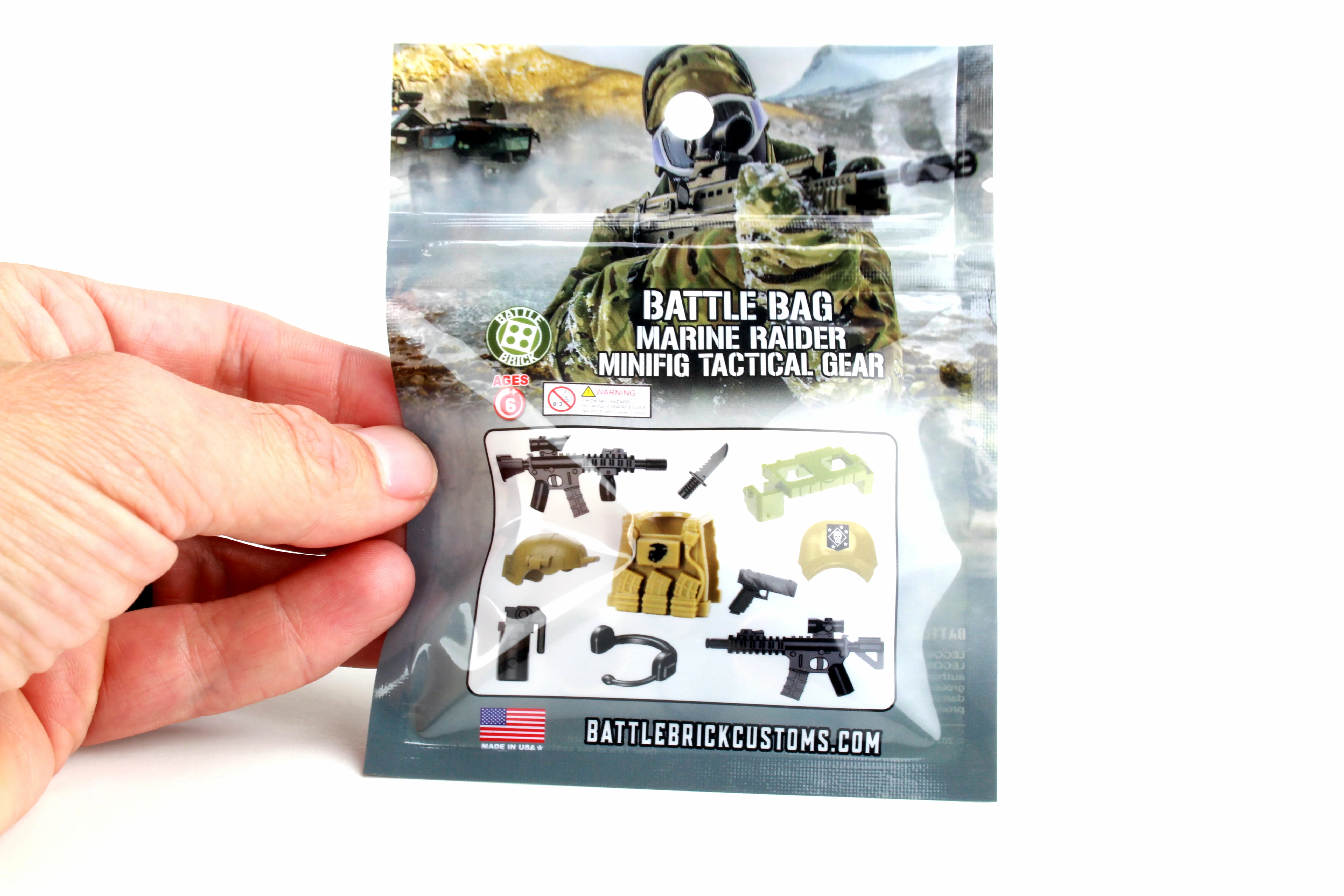 Marine Raider Tactical Gear Pack Custom Minifigure Toy Accessories - Image 2