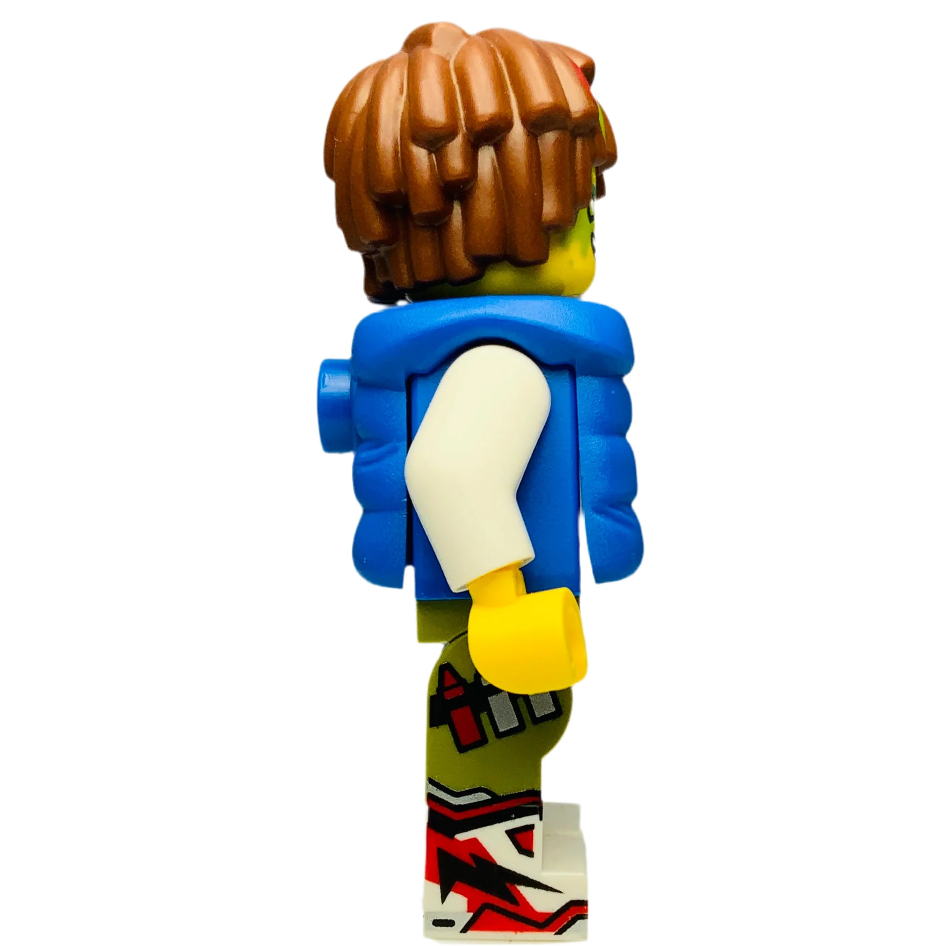 Mateo - Z-Blob Shirt, Blue Puffer Vest, drm053 - LEGO® DREAMZzz Minifigure - Image 2