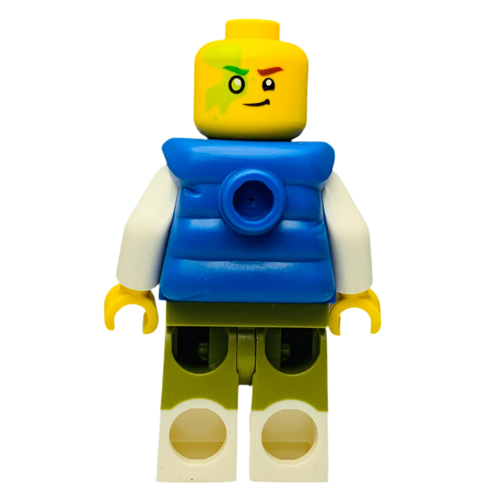 Mateo - Z-Blob Shirt, Blue Puffer Vest, drm053 - LEGO® DREAMZzz Minifigure - Image 3