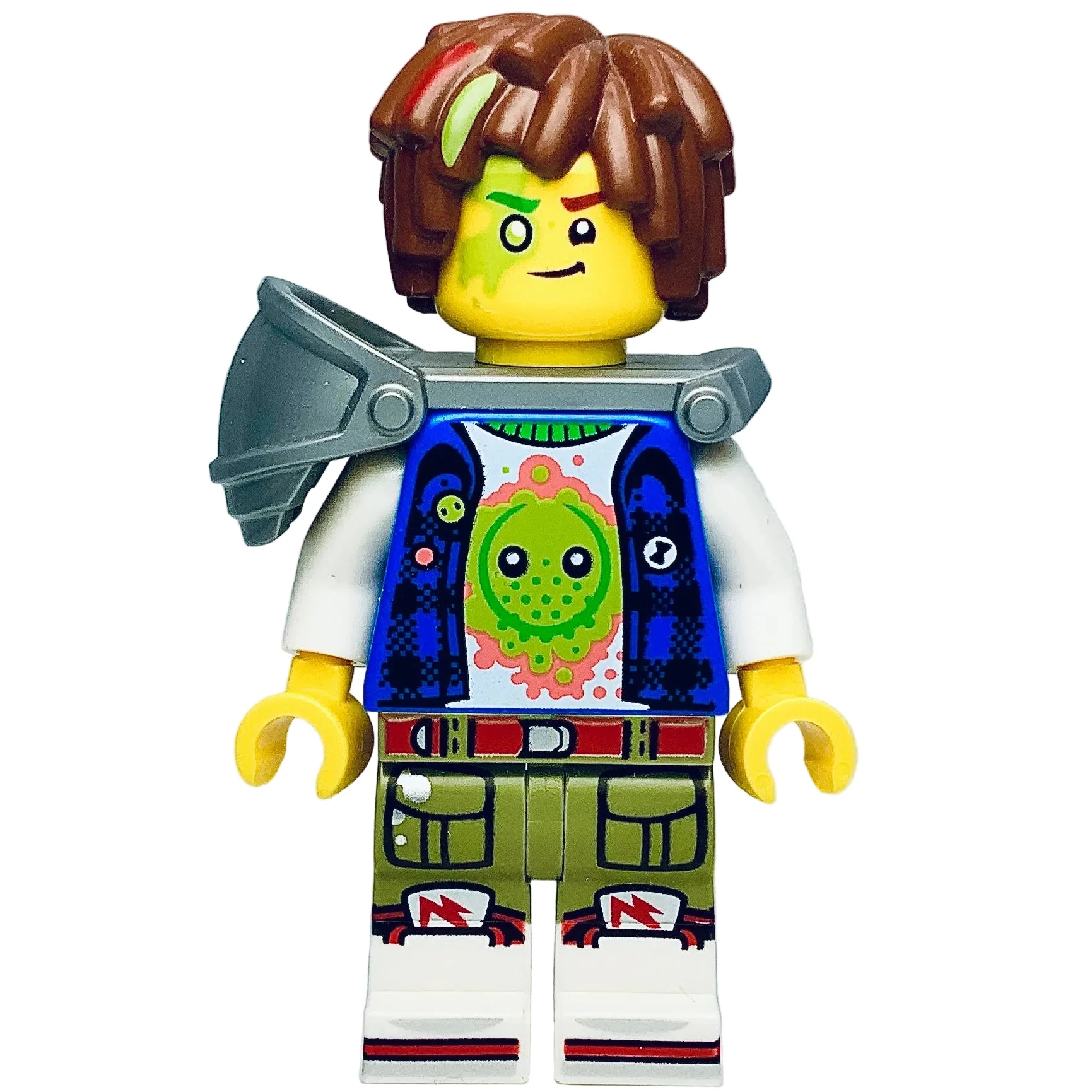 Mateo - Z -Blob Shirt, Flat Silver Shoulder Pad, drm062 - LEGO® DREAMZzzz Minifigure