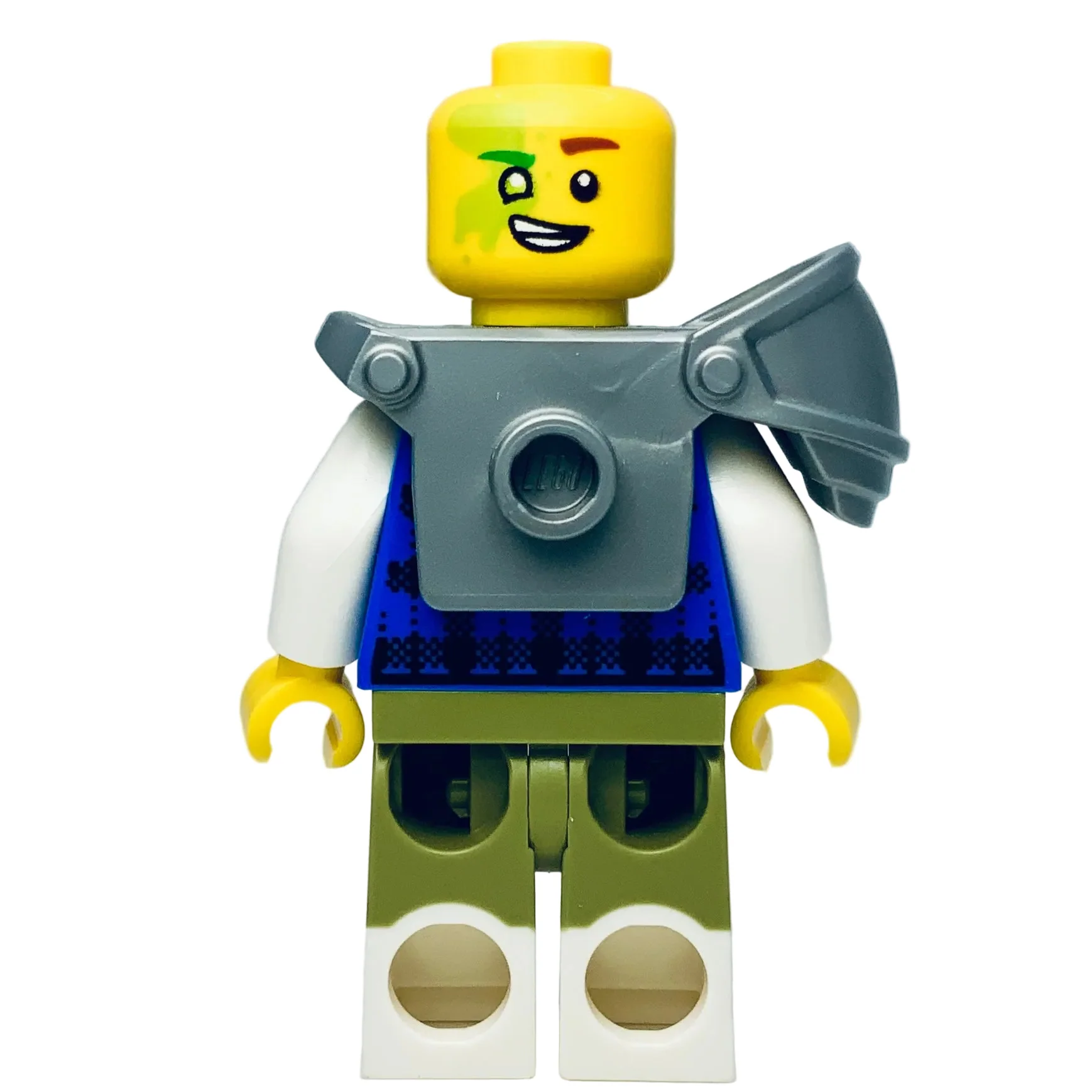 Mateo - Z -Blob Shirt, Flat Silver Shoulder Pad, drm062 - LEGO® DREAMZzzz Minifigure - Image 3