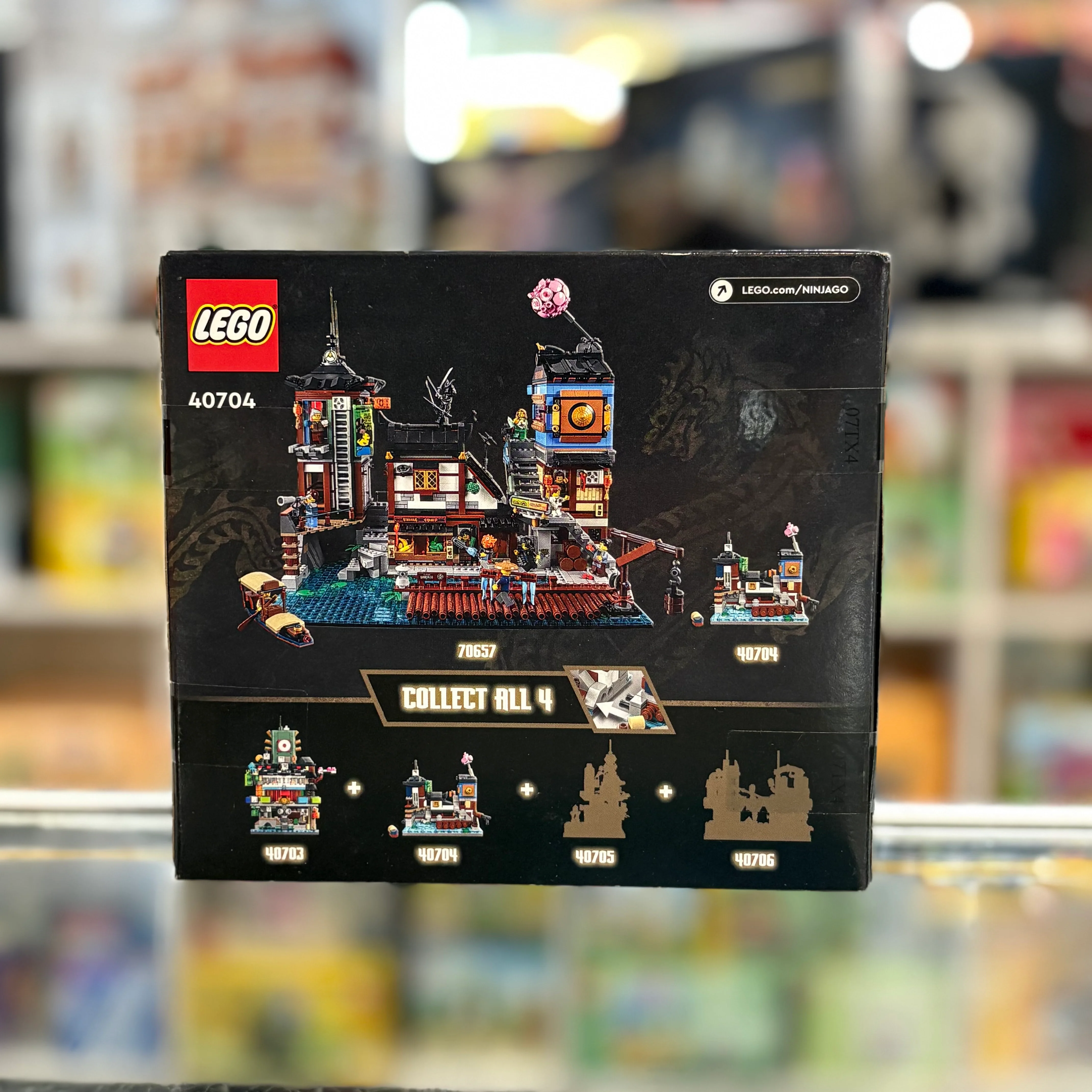 Micro NINJAGO Docks, 40704 LEGO® Set - Image 2