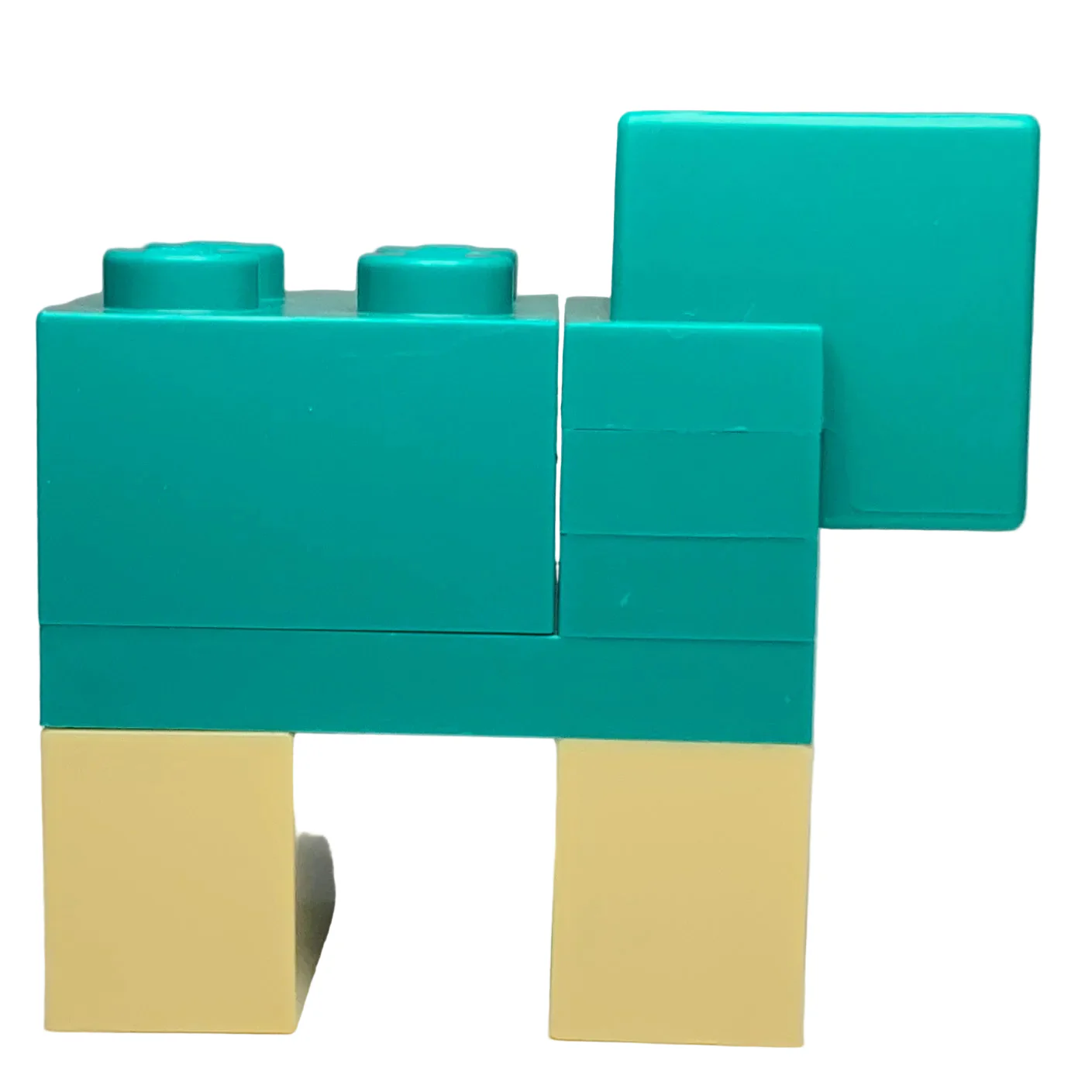 Minecraft Sheep, Dark Turquoise, minesheep13 - LEGO® Minecraft Sheep - Image 2