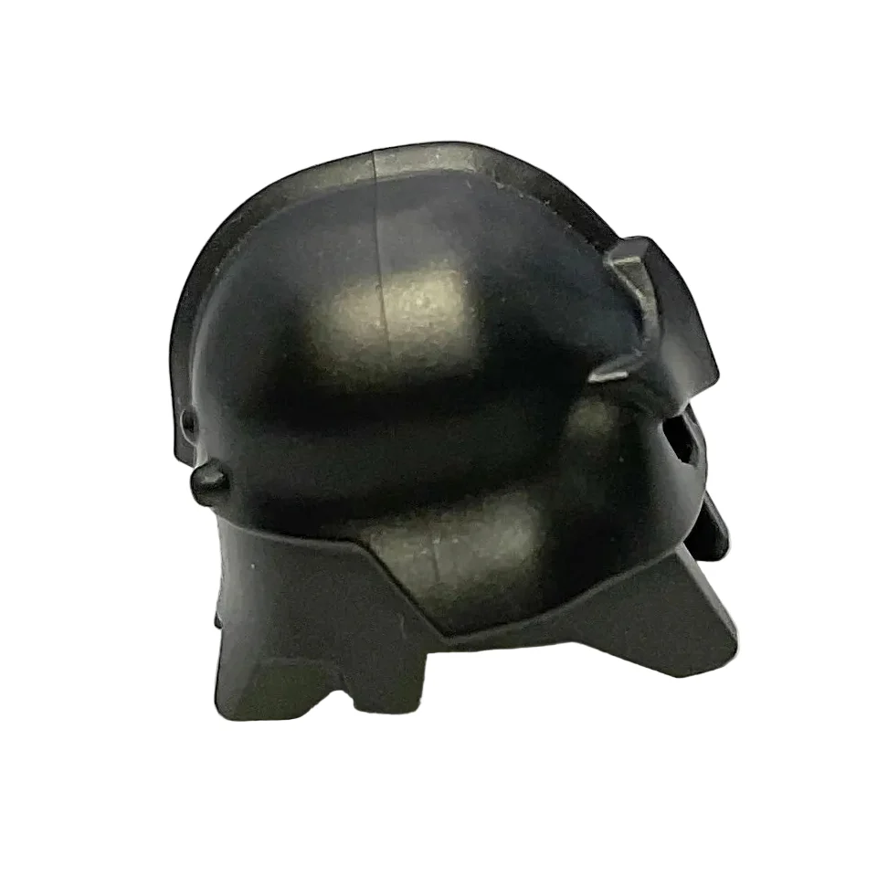 Minifigure, Headgear Helmet Castle / Fantasy Rounded with Rivets, Mask with Eye Holes and Straight Cheek Protection, Part# 5483b - Image 2