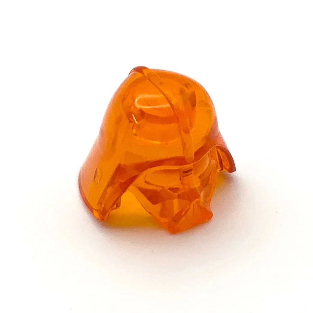 Minifigure Headgear Helmet, Darth Vader Type 2 Top, Part# 19916 - Image 5