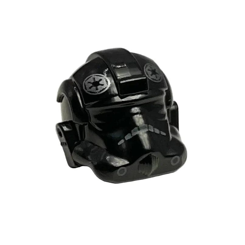 Minifigure, Headgear Helmet SW Stormtrooper Type 2, TIE Defender Pilot Pattern, Part# 87556pb02