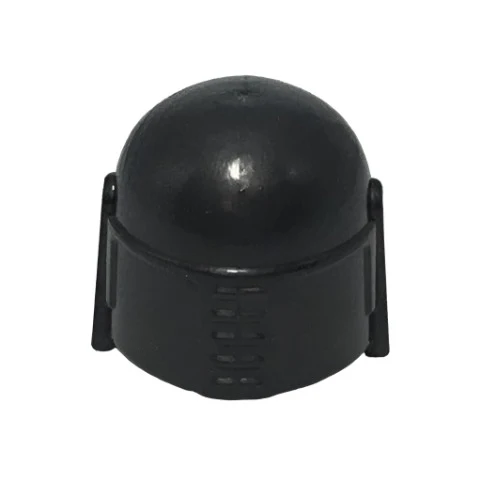 Minifigure, Headgear Mandalorian Helmet Plain with Holes, Part# 87610 - Image 3