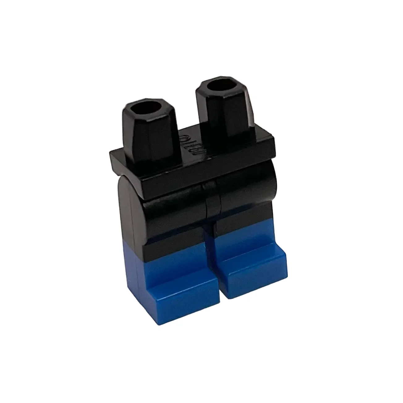 Minifigure Legs with Molded Blue Lower Legs / Boots Pattern, Part# 970c00pb0550