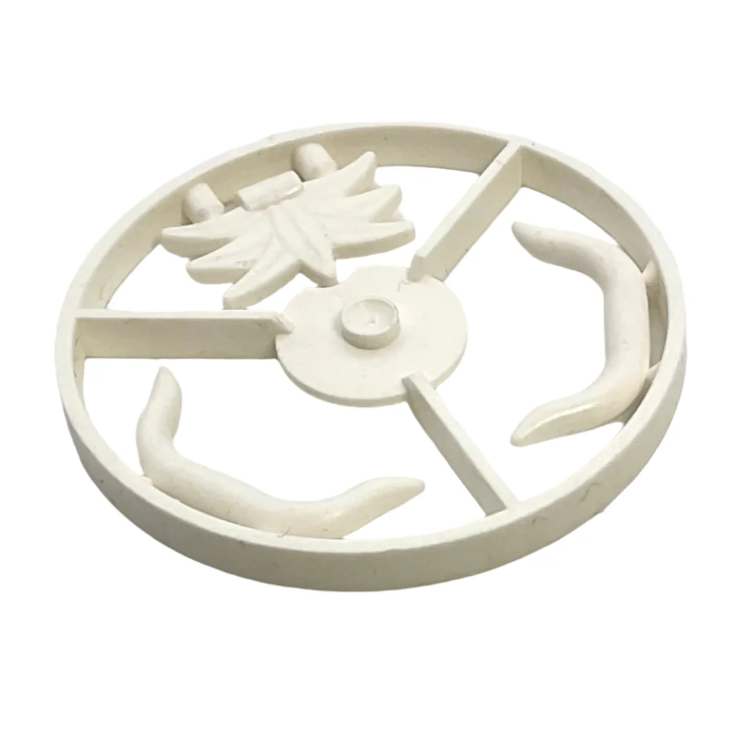 Minifigure, Plume Wheel Sprue Complete, 2 Cattle Horns and Feathered Headdress, Part# 6029